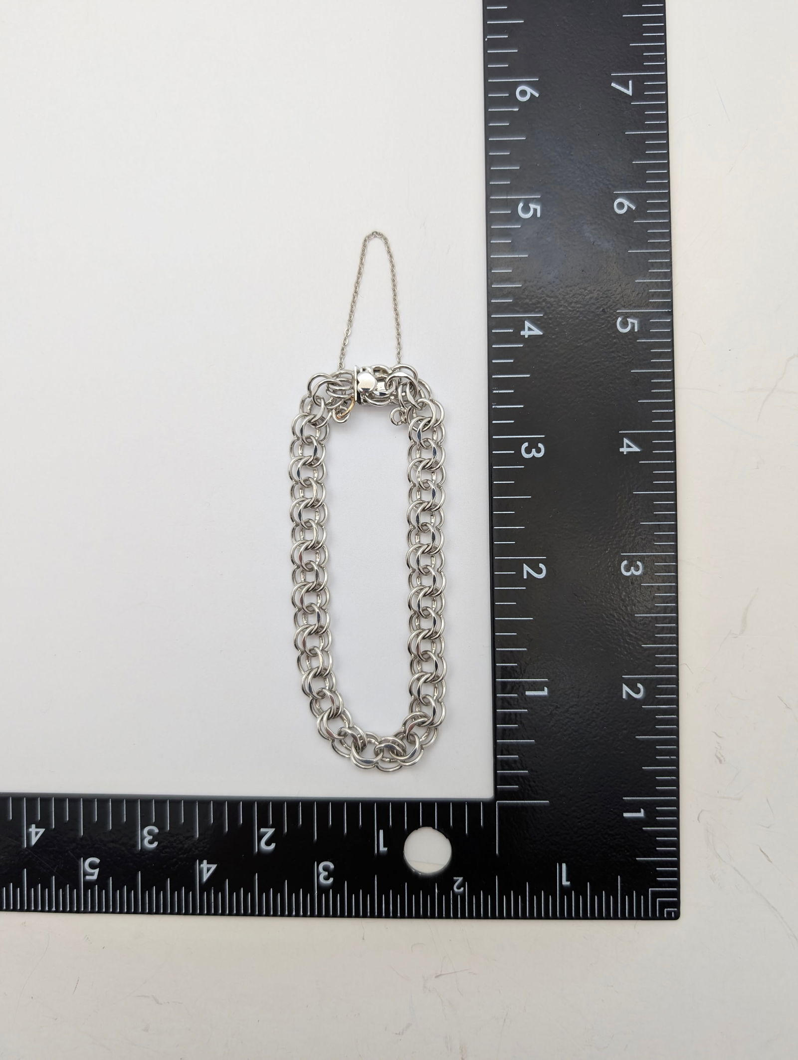 Elco Sterling Silver Ladies Charm Bracelet - 5