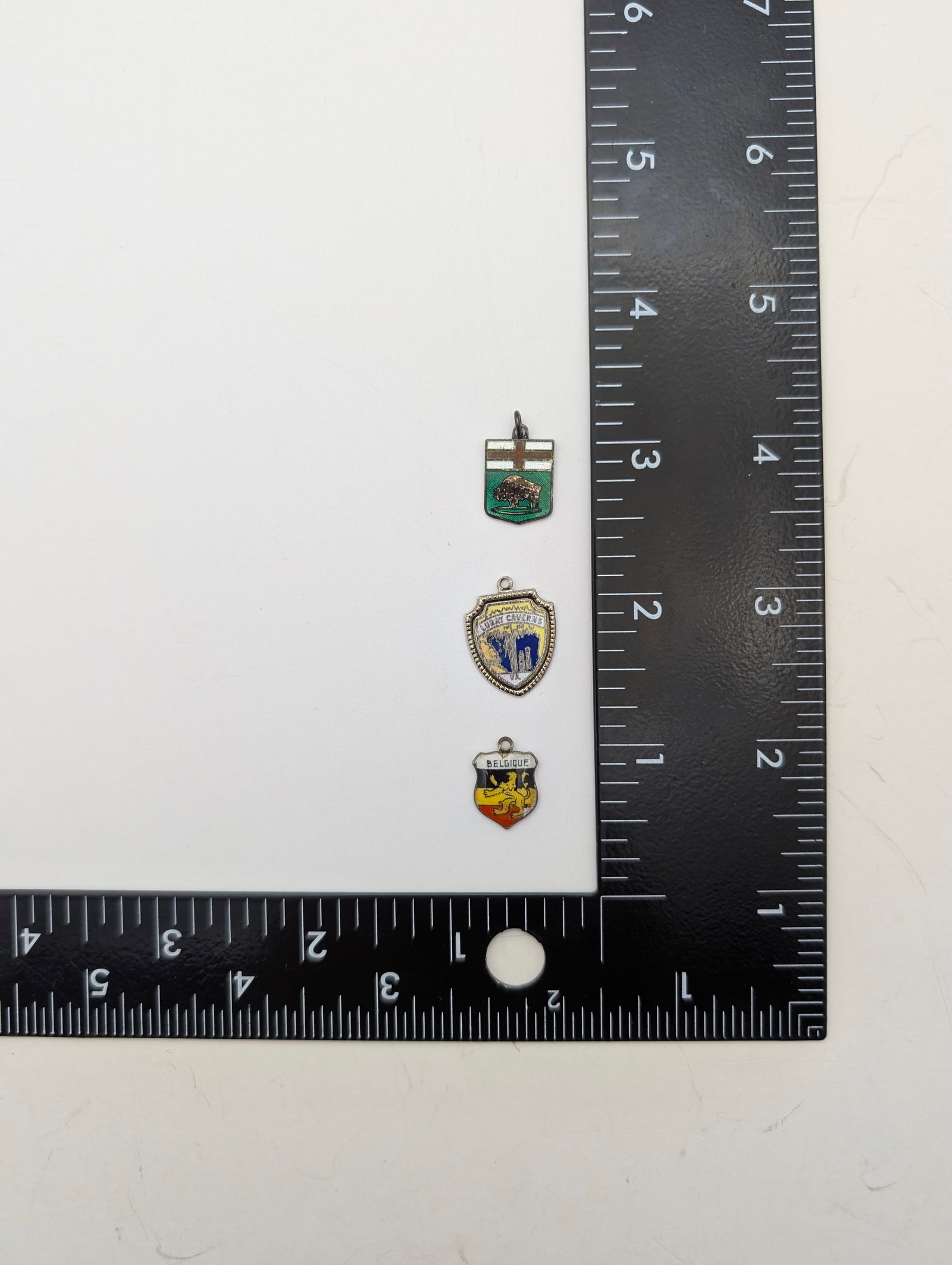 Lot of 3 Vintage Sterling Silver Pendants - 8