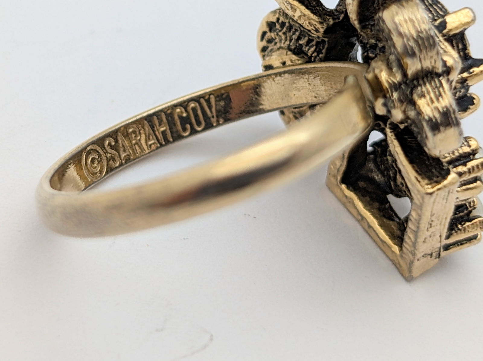 Lot of 6 Ladies Costume Rings - Avon, Sarah Coventry, etc. - 3