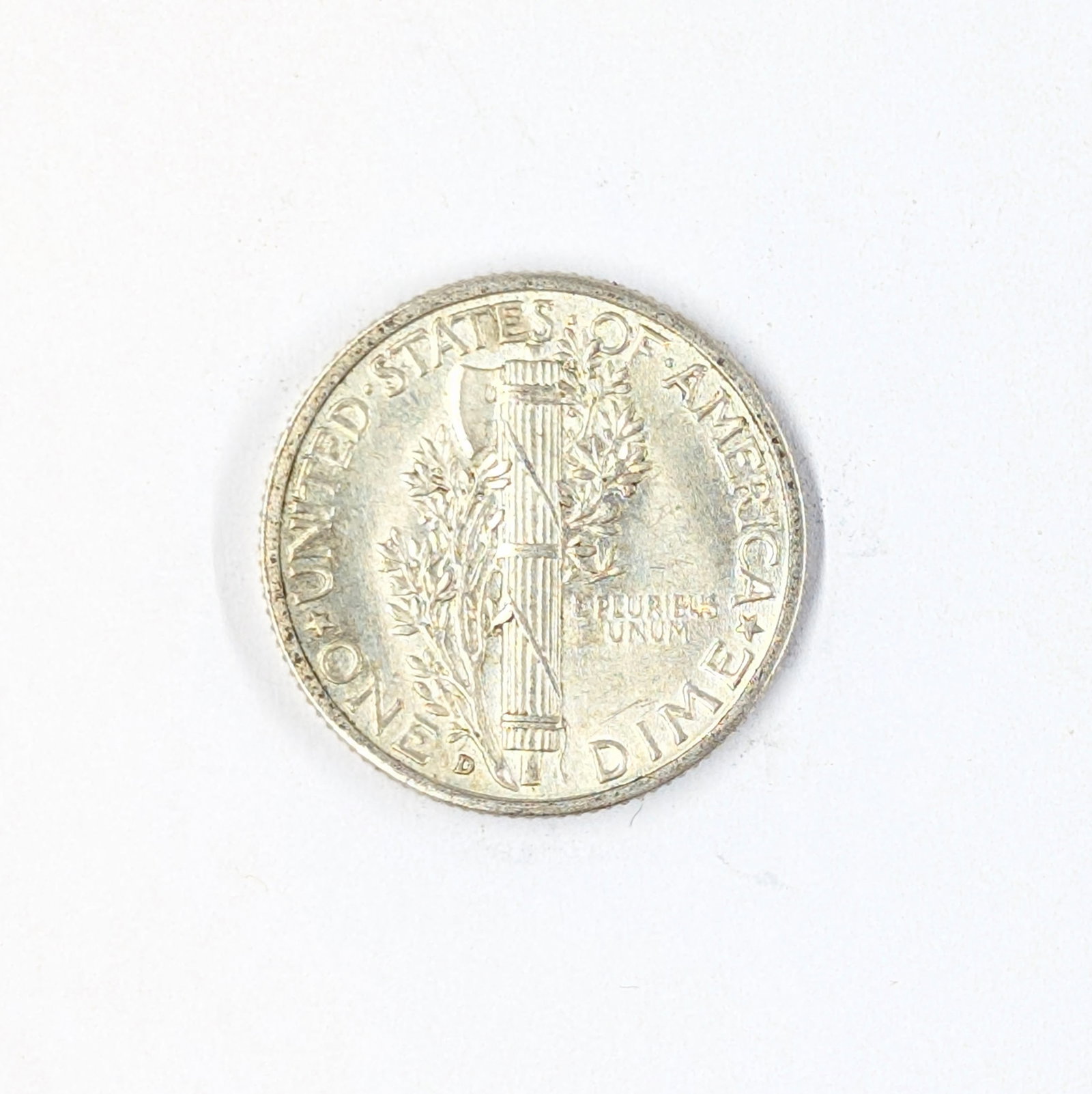 1939-D Silver Mercury Dime - Great Condition - 2