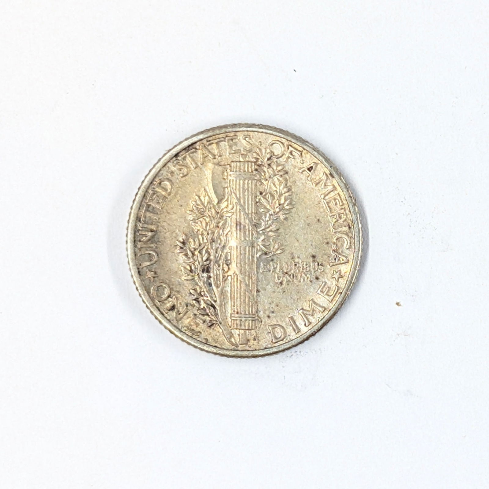 1939 Silver Mercury Dime - Great Condition. Toned - 2
