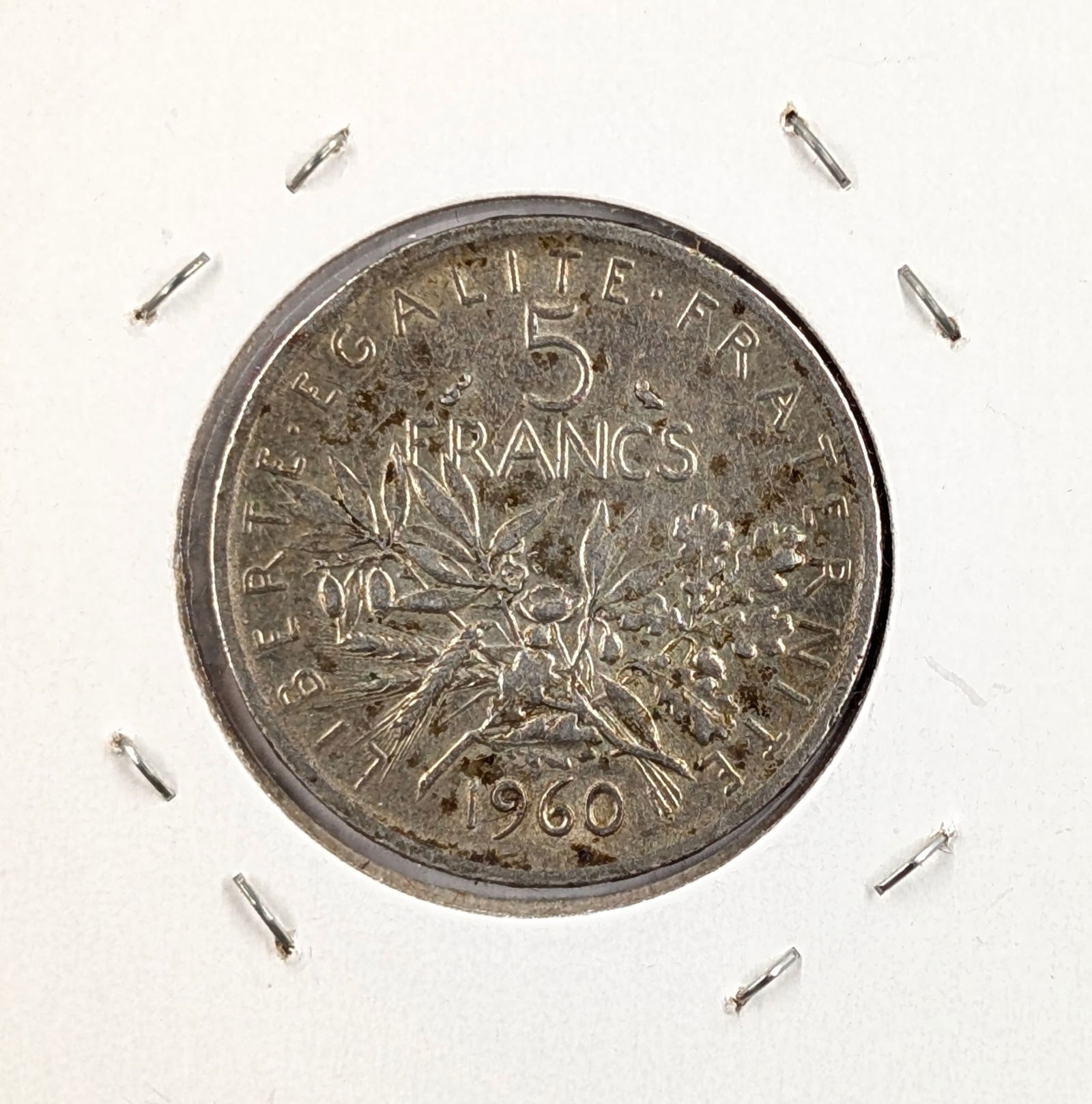 1960 Silver France 5 Francs - 2