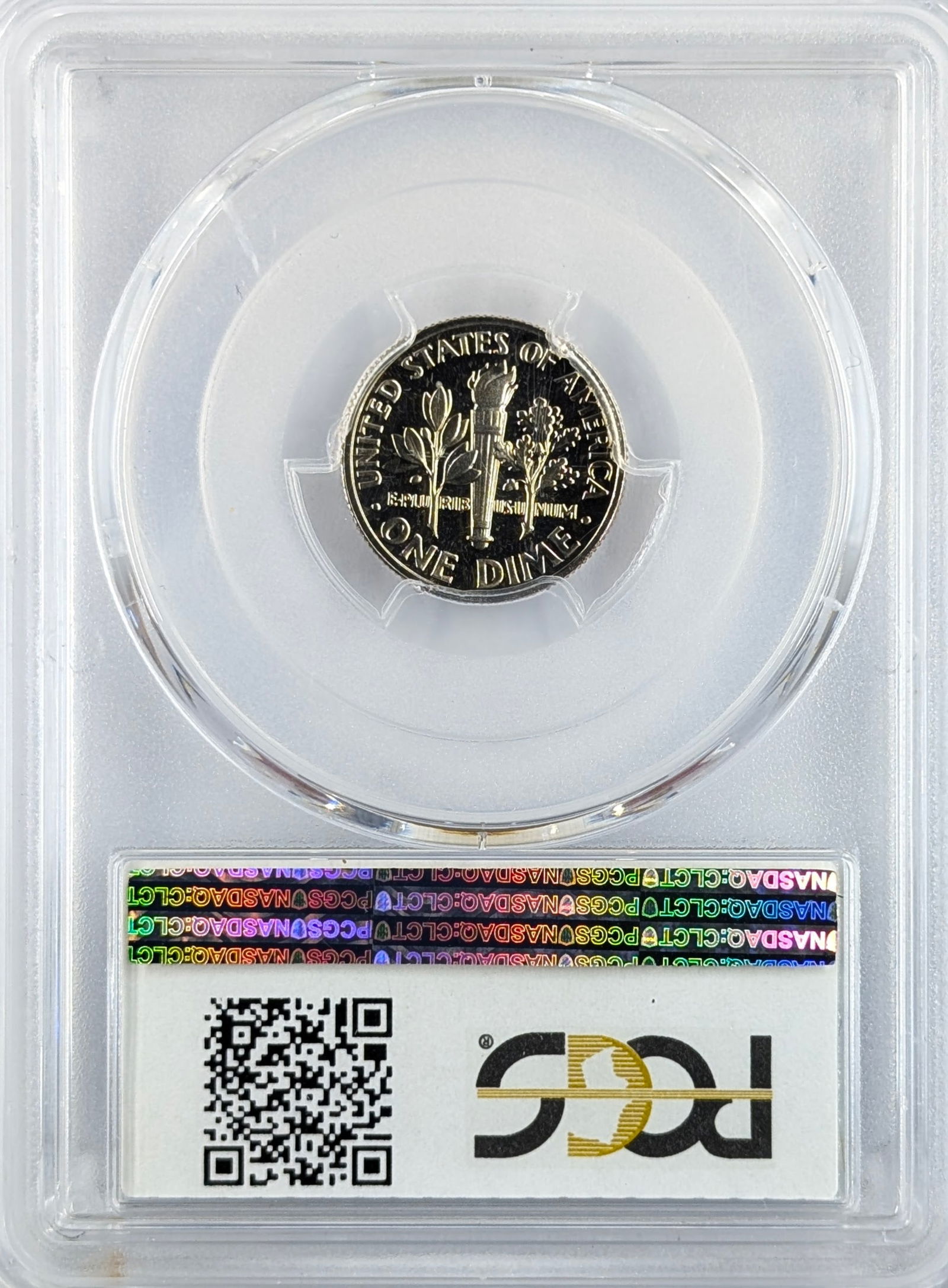 PCGS 1990-S PR69 DCAM Roosevelt Dime - 2