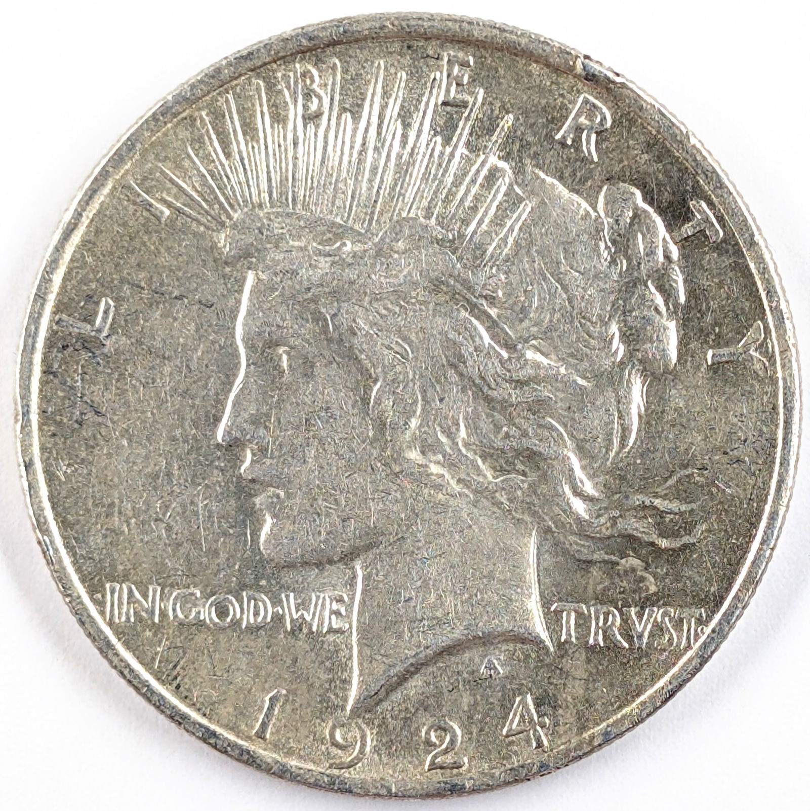 1924 Silver Peace Dollar (1 of 2)
