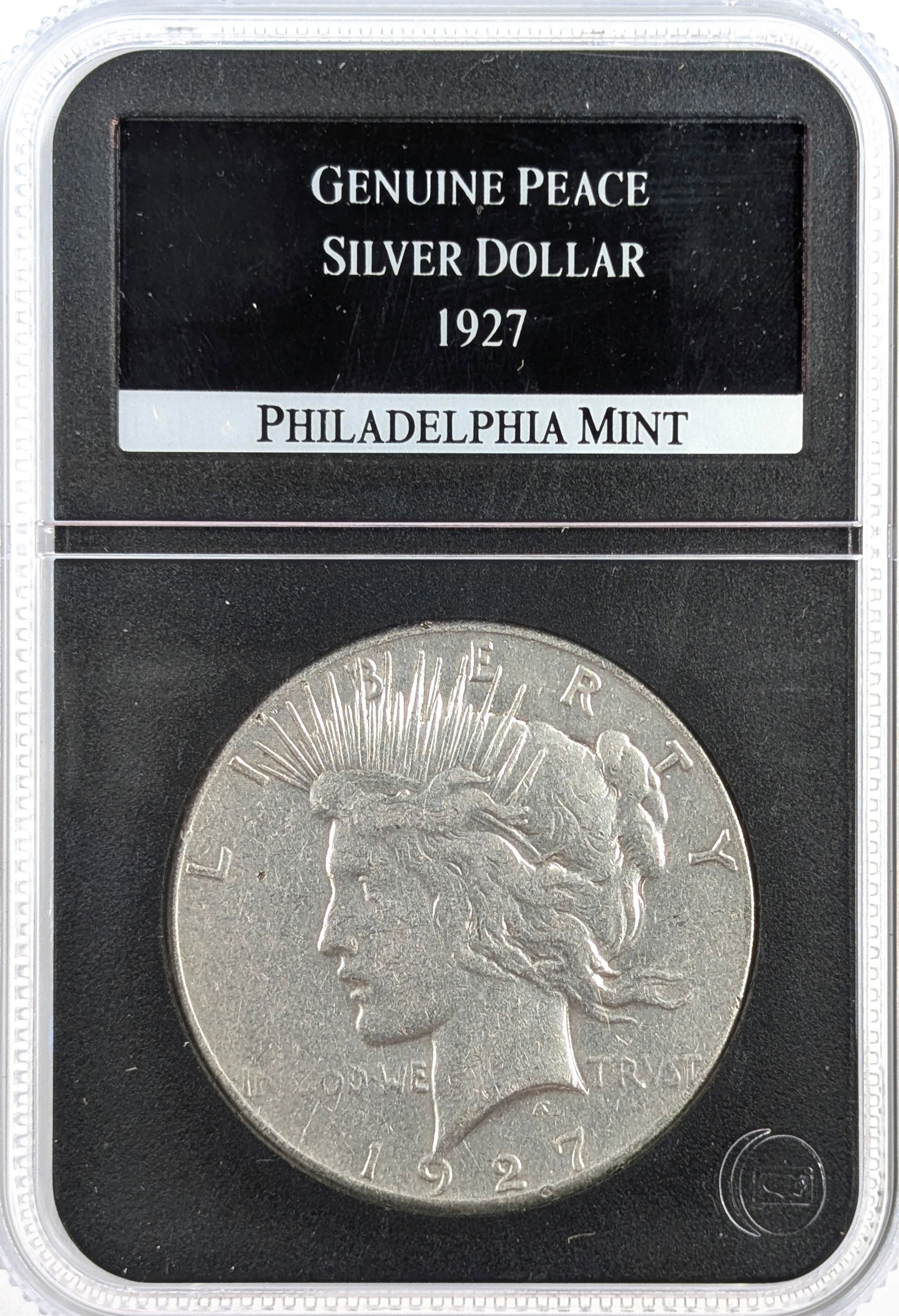 PCS 1927 Silver Peace Dollar (1 of 2)