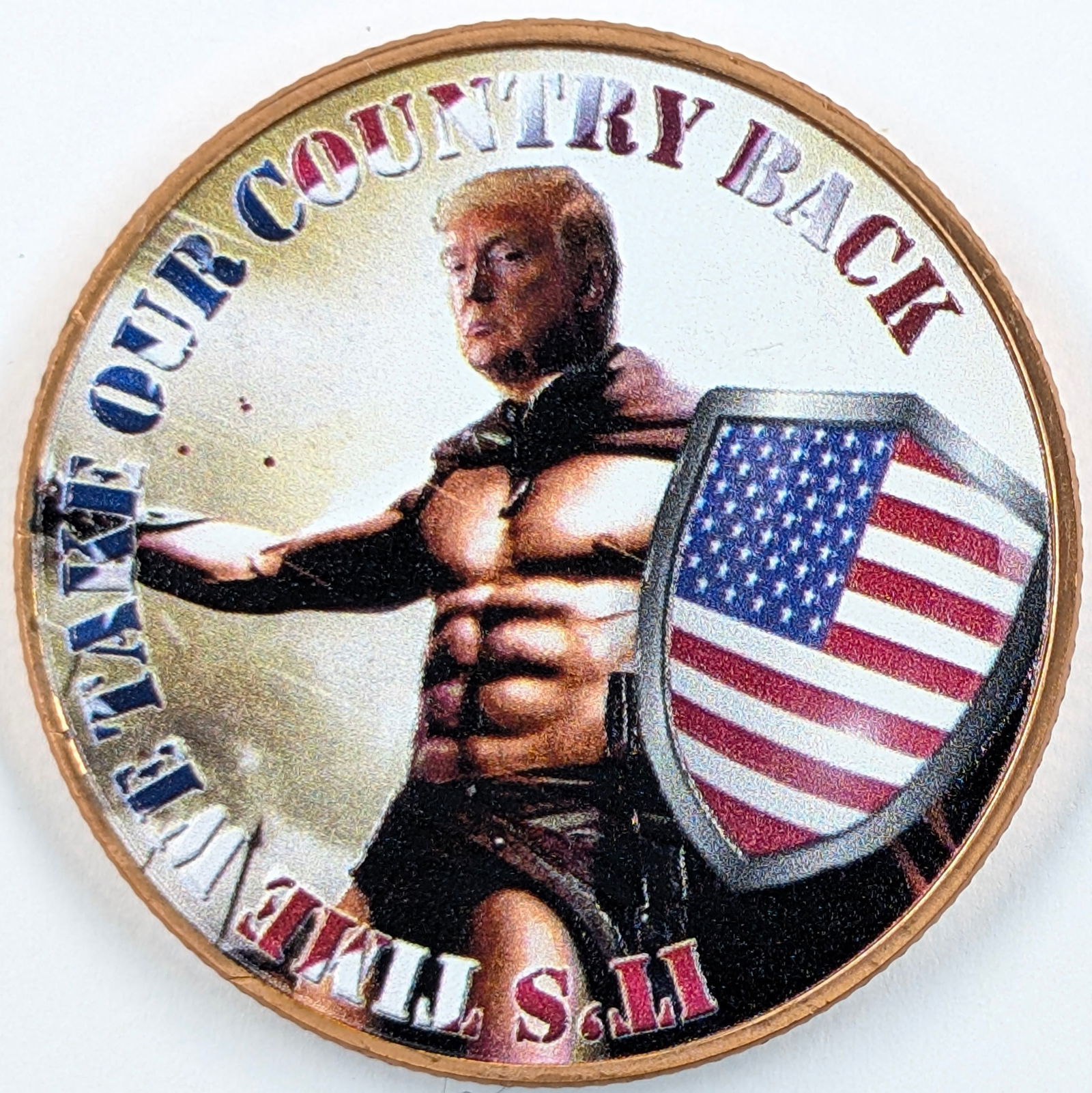 1 Ounce Fine .999 Copper Round - Trump: Copper 