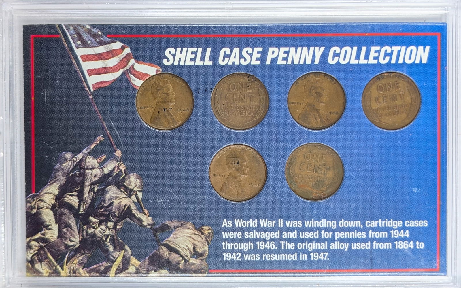 Shell Case Wheat Penny Collection - 1944-1946: Commemorative 