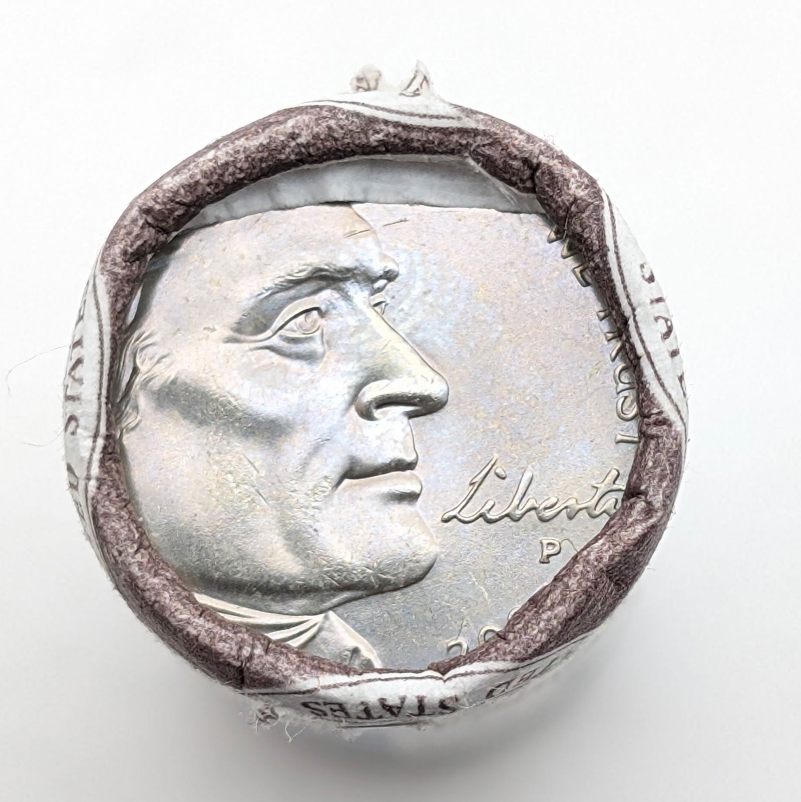 Original US Mint Roll of 40 - 2005-P Westward Journey Nickels - 3