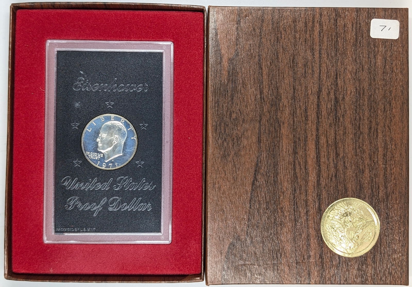 1971-S Eisenhower " Ike" Proof Silver Dollar - Toned (1 of 3)