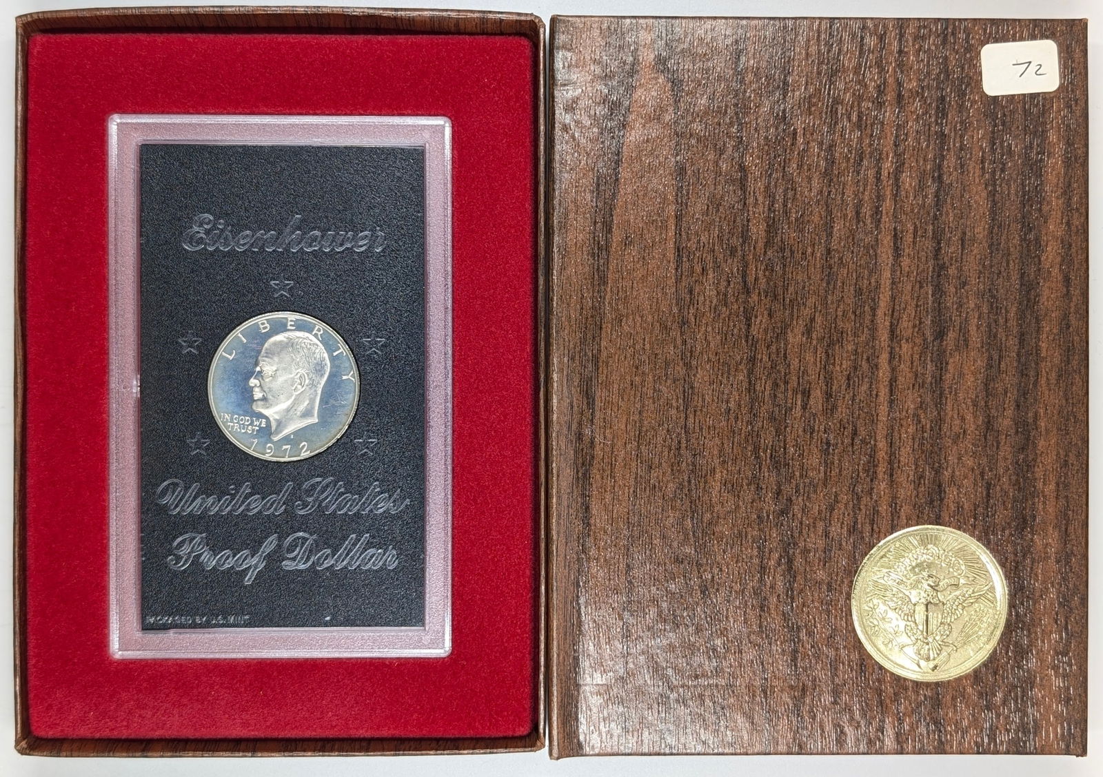 1972-S Eisenhower " Ike" Proof Silver Dollar - Toned (1 of 3)