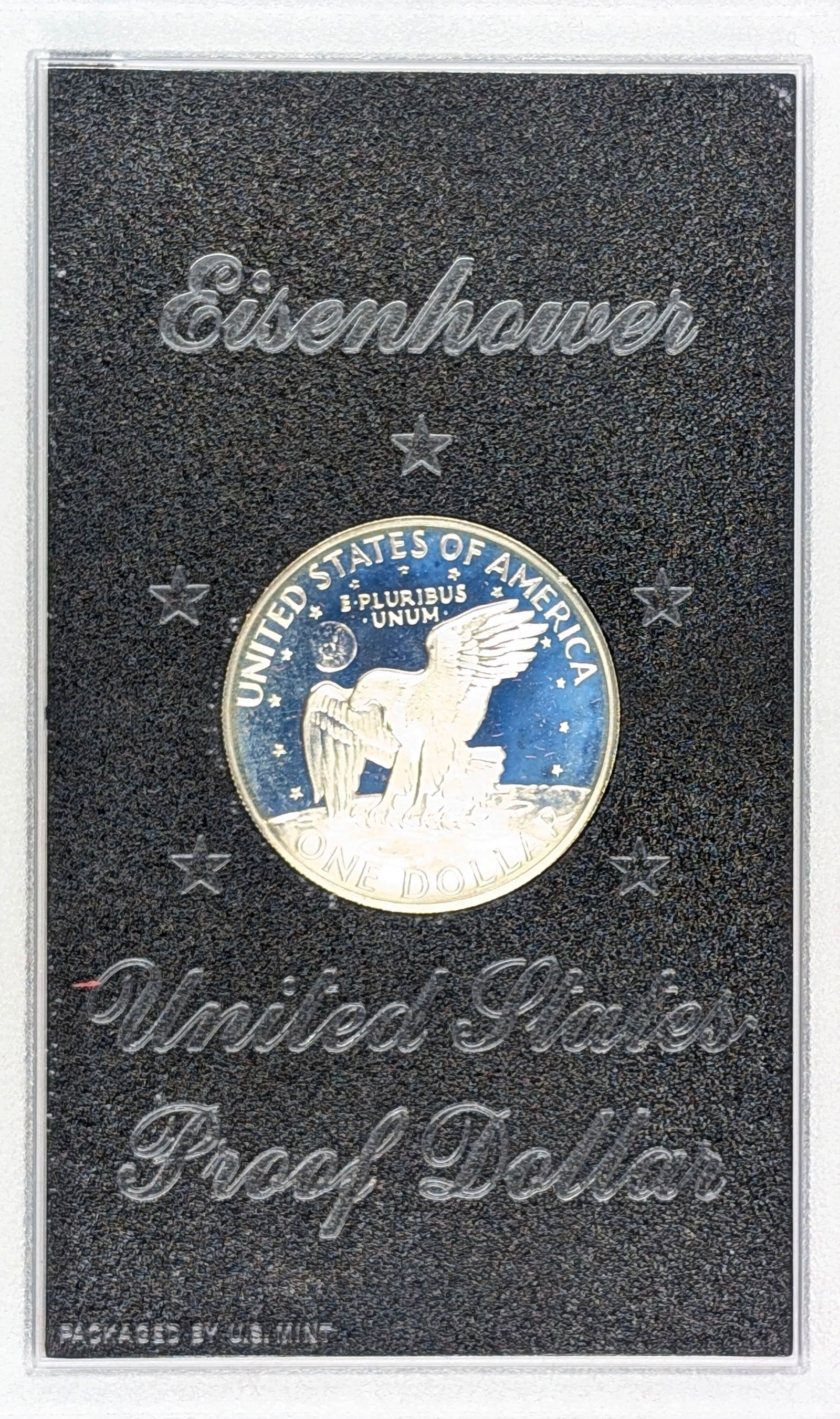 1972-S Eisenhower " Ike" Proof Silver Dollar - Toned - 3