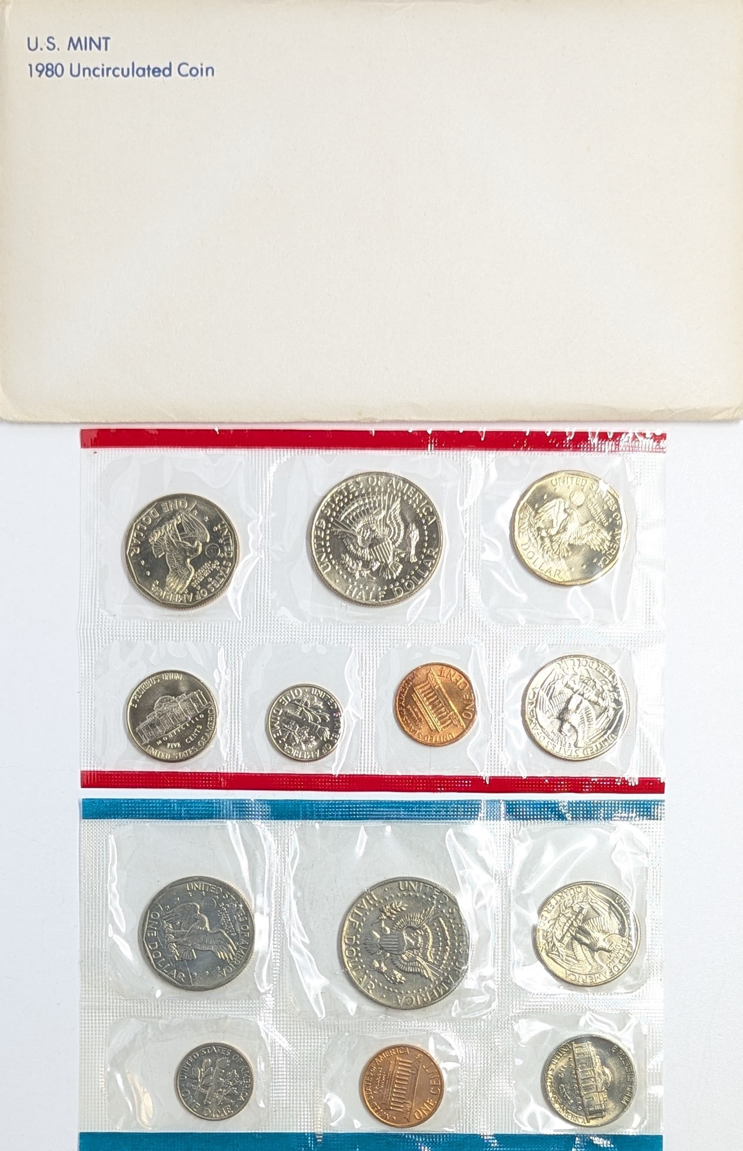 1980 US Mint Uncirculated Coin Set - 2