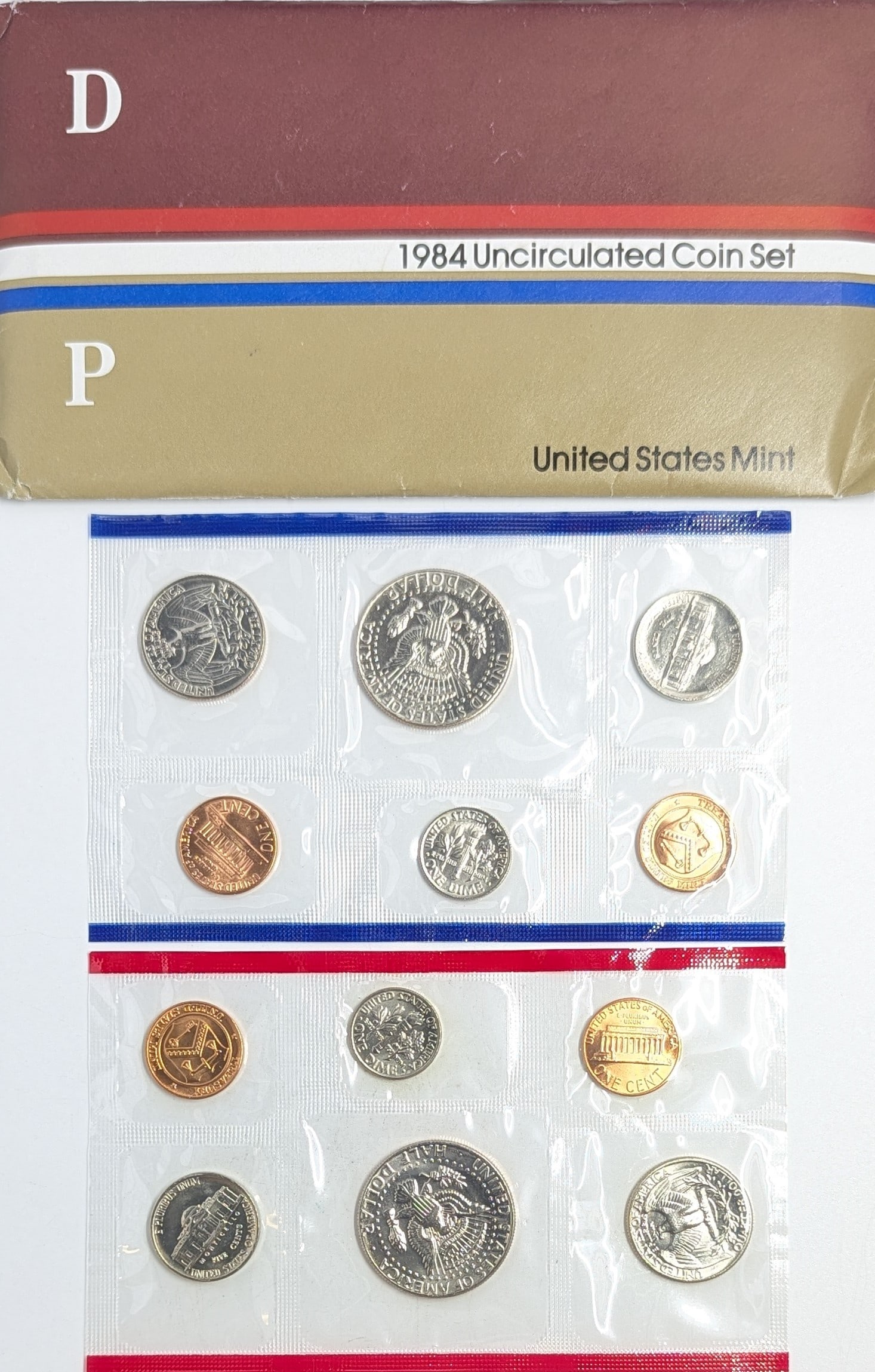 1984 US Mint Uncirculated Coin Set - 2
