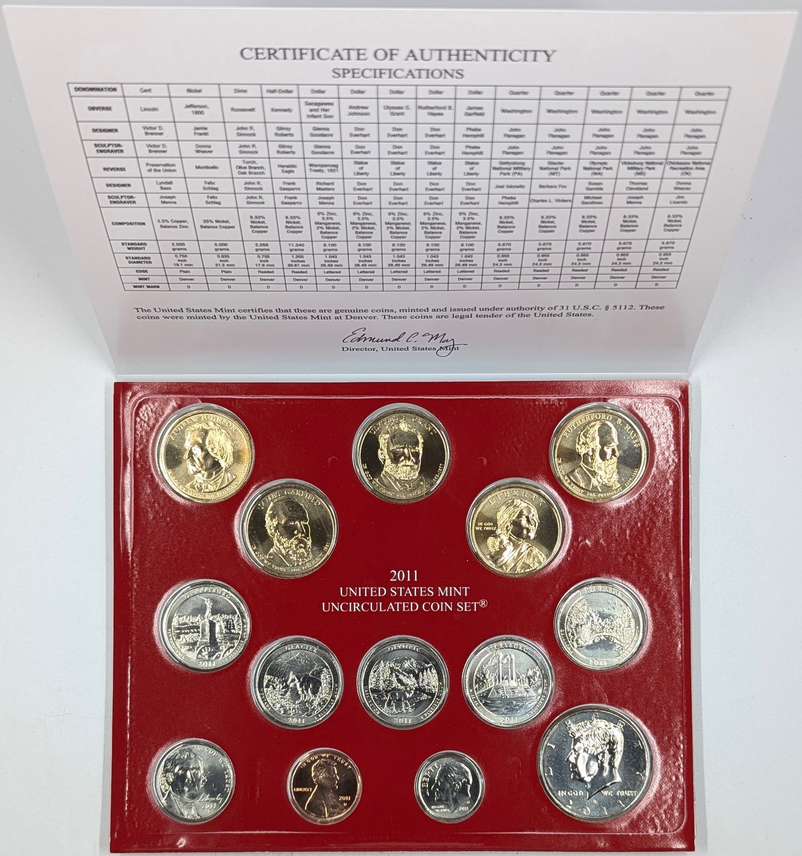 2011-D US Mint Uncirculated Coin Set (1 of 2)