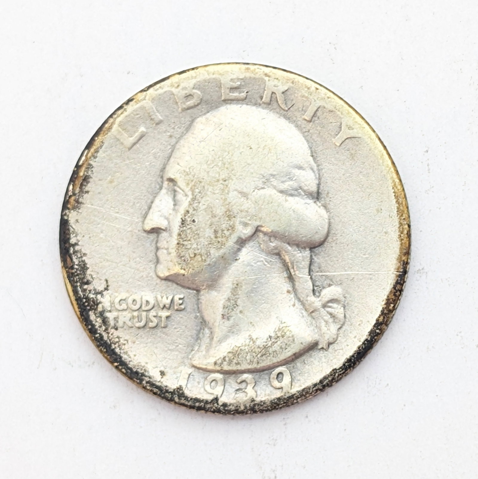 1939 Silver Washington Quarter (1 of 2)