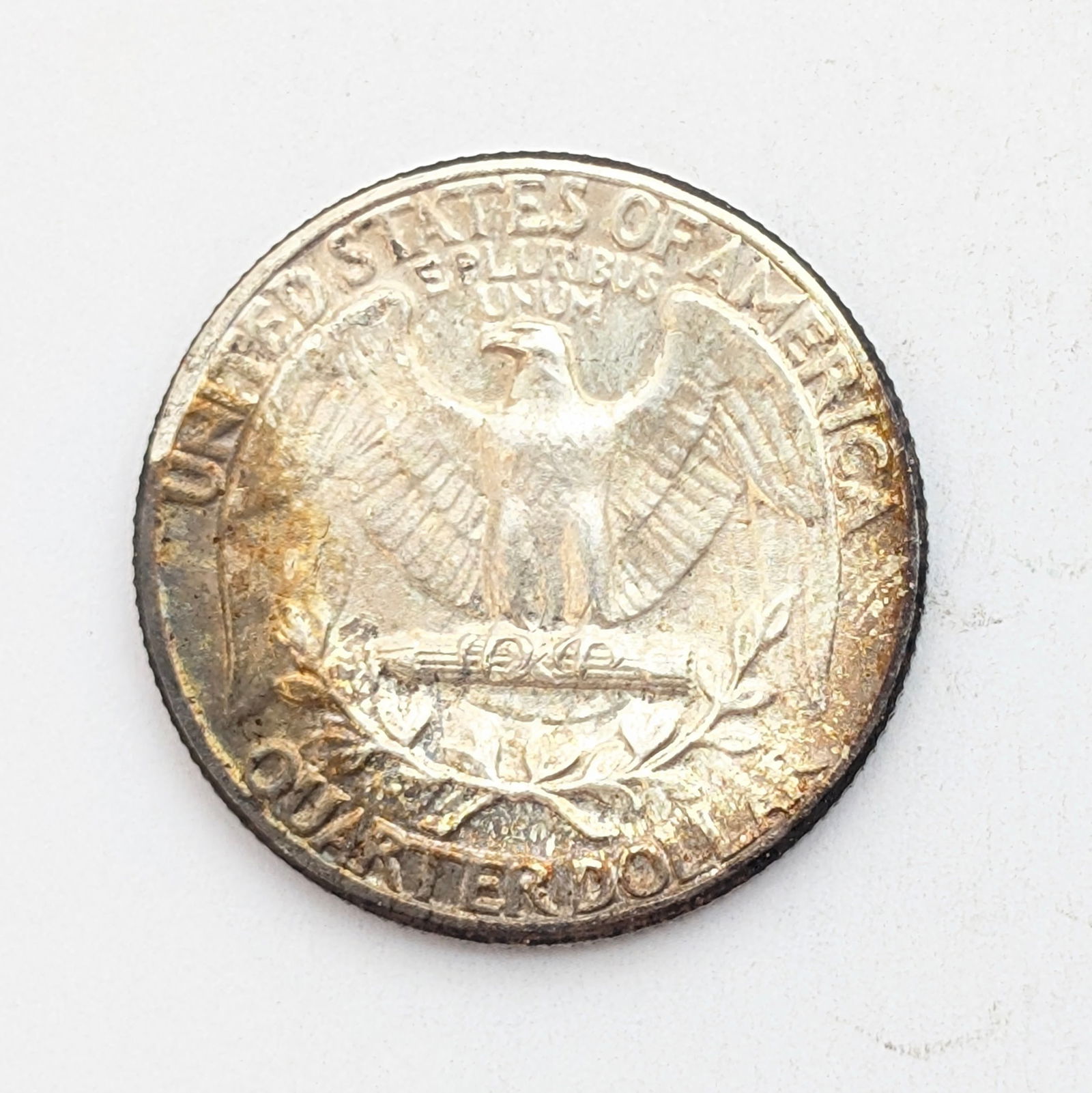 1964 Silver Washington Quarter - Toned - 2