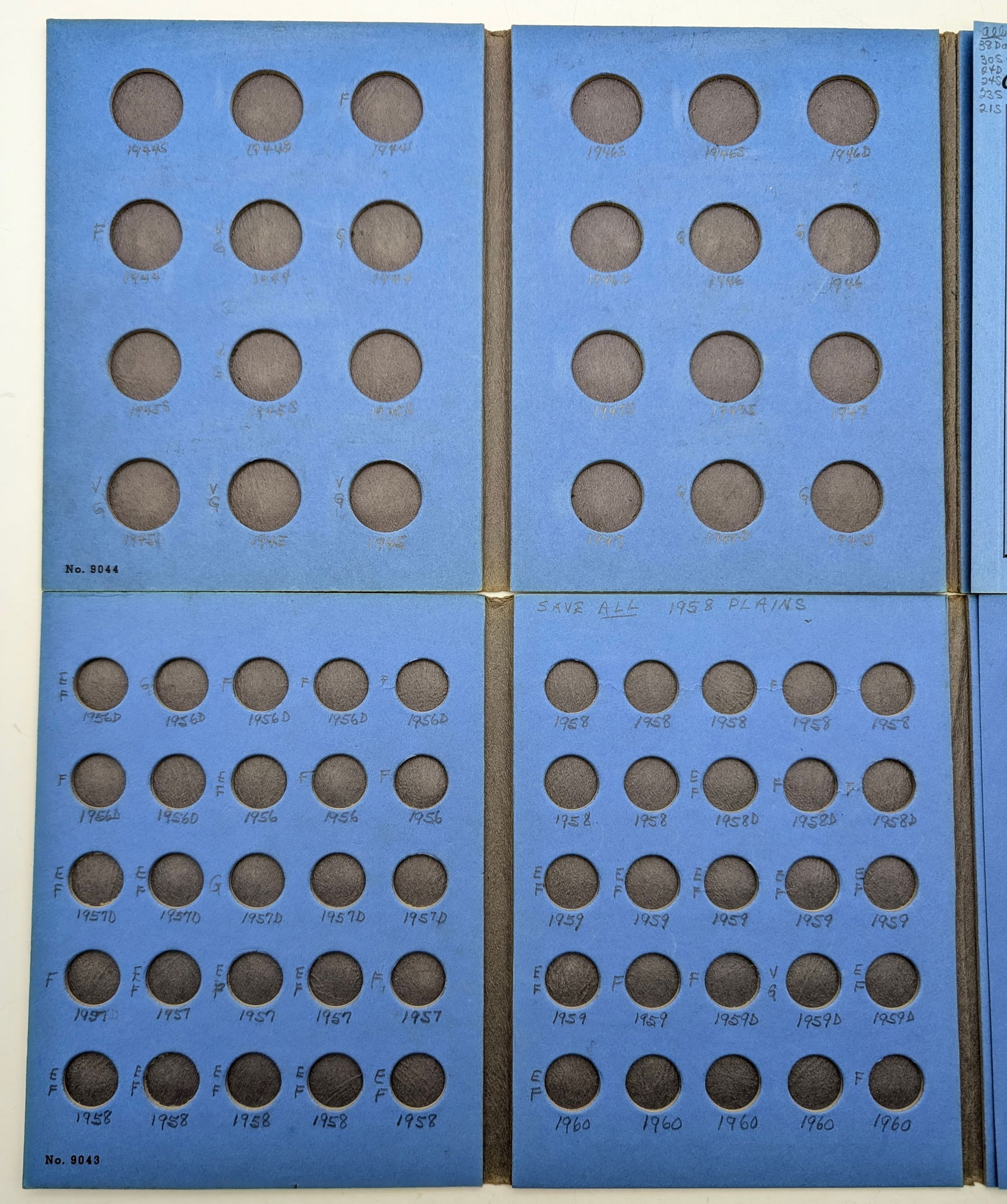 Lot of 2 Empty Coin Books - Quarters & Dimes - 2