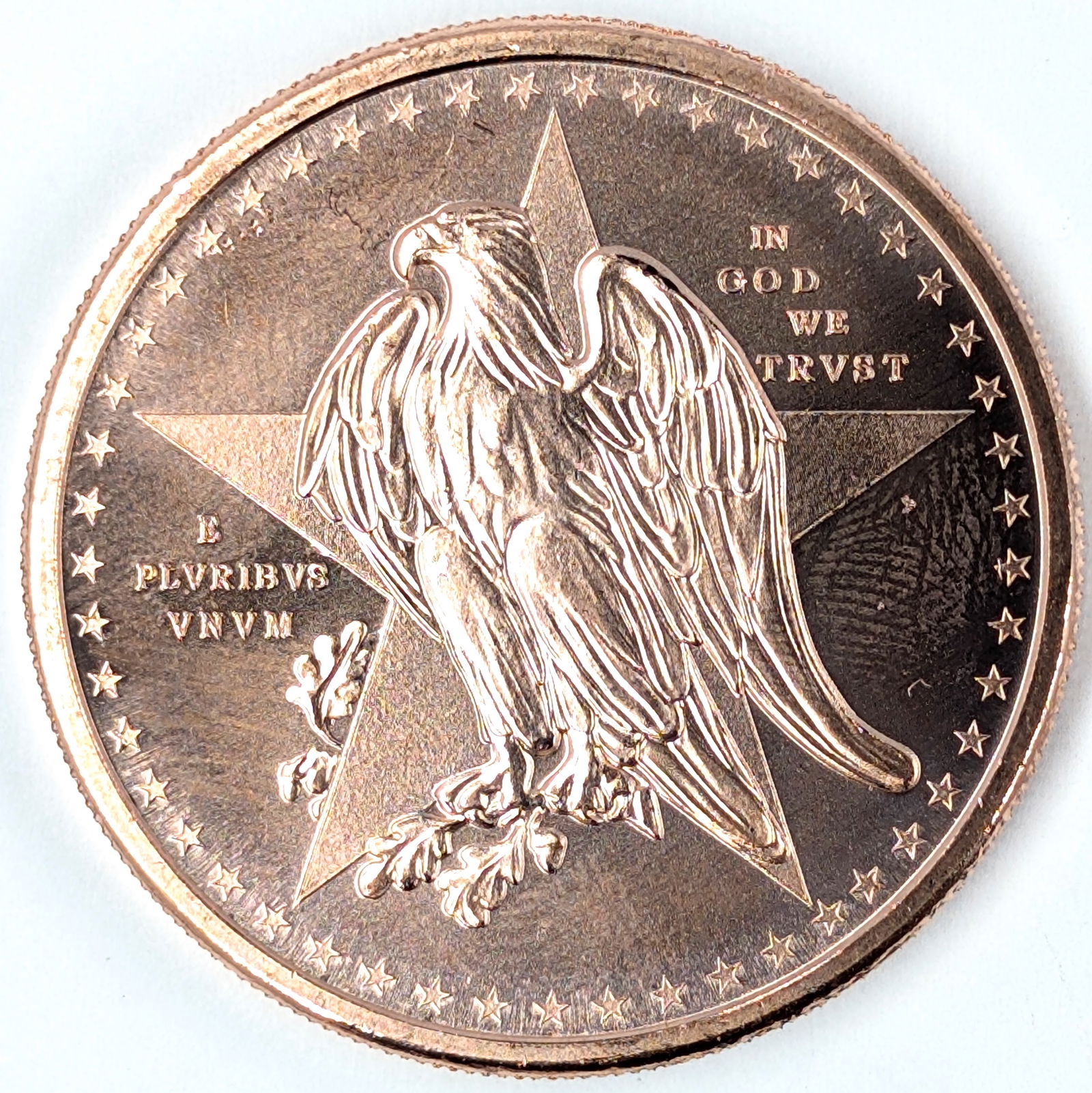 1 Ounce Fine .999 Copper Round - Remember the Alamo - 2