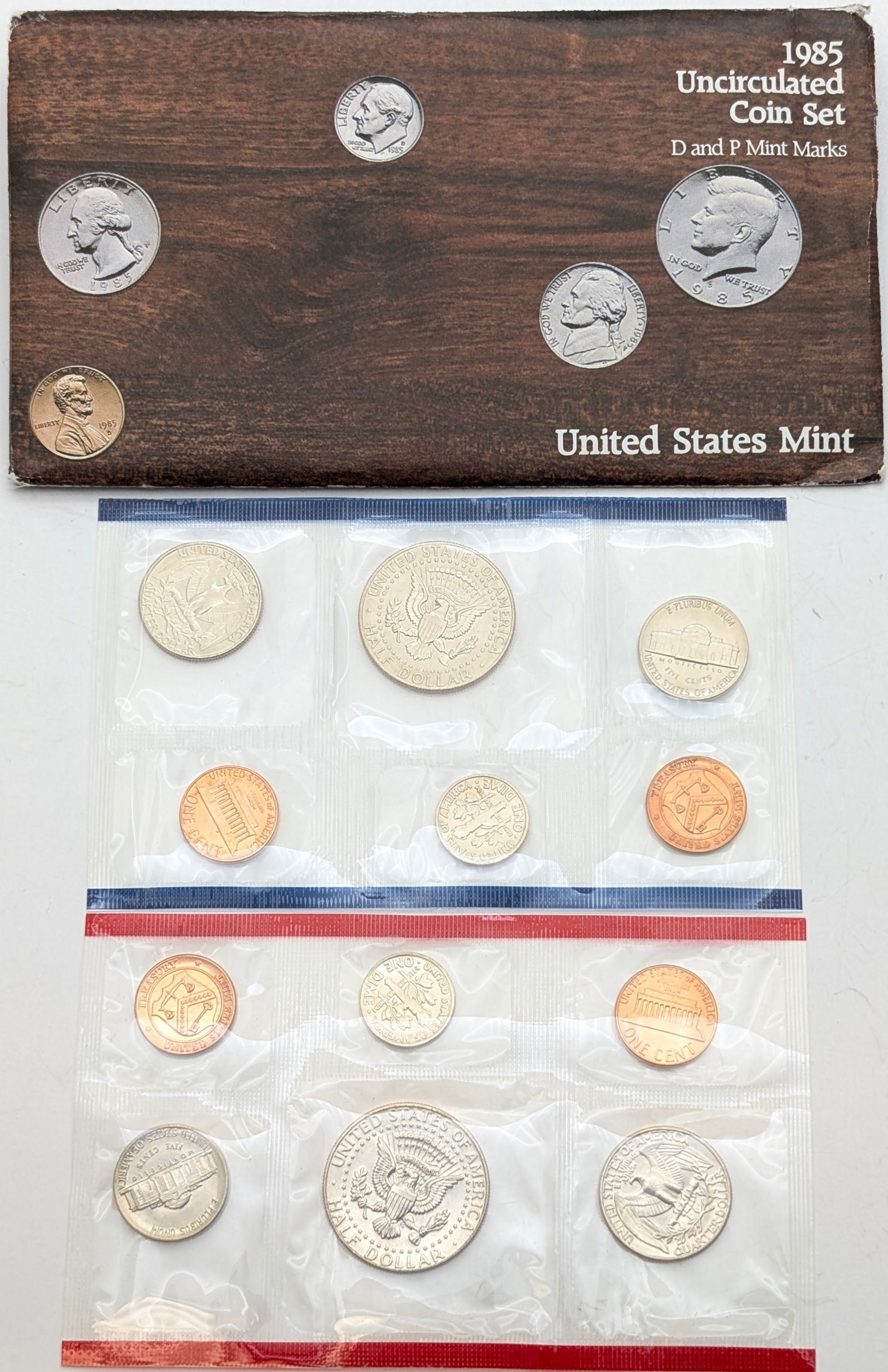 1985 US Mint Uncirculated Coin Set - 2