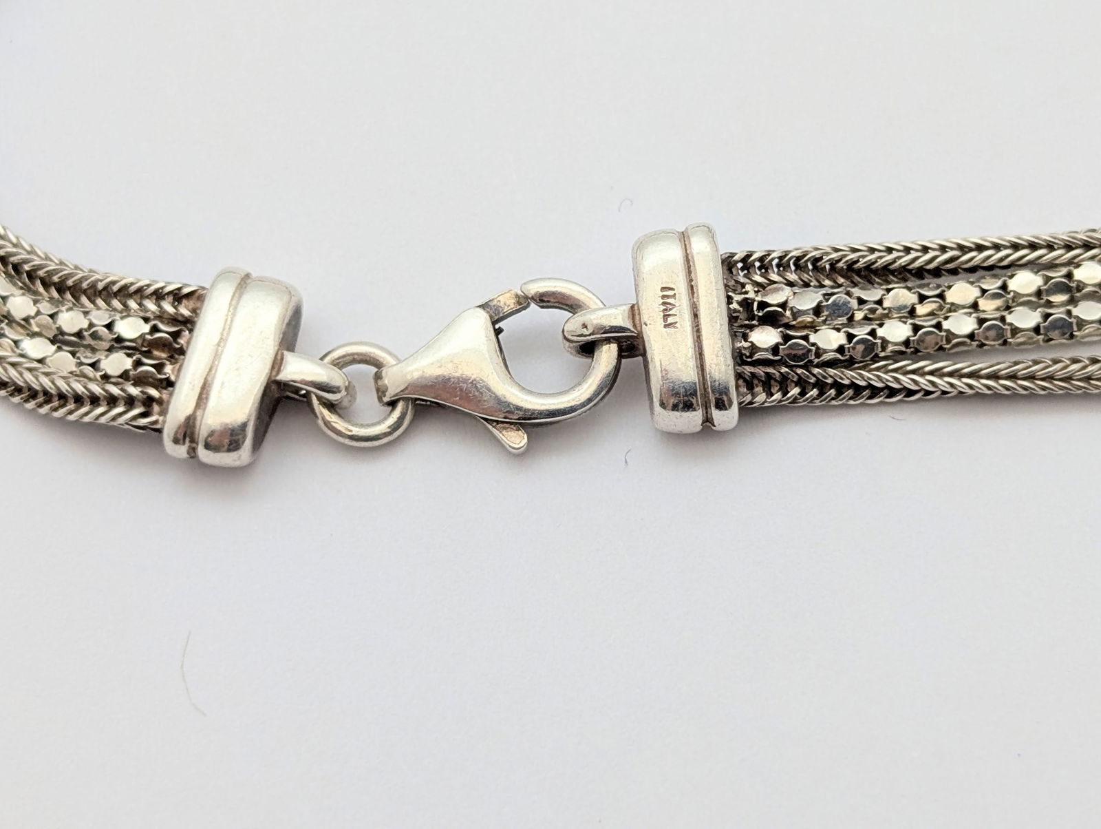 Italian Sterling Silver Knot Ladies Bracelet - 2