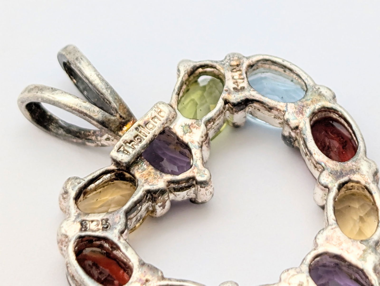 Lot of 2 Sterling Silver Heart Pendants - 6