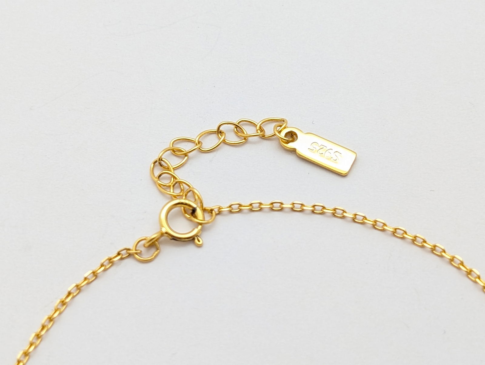 Sterling Silver Gold tone Blue Waves Ladies Bracelet - 3