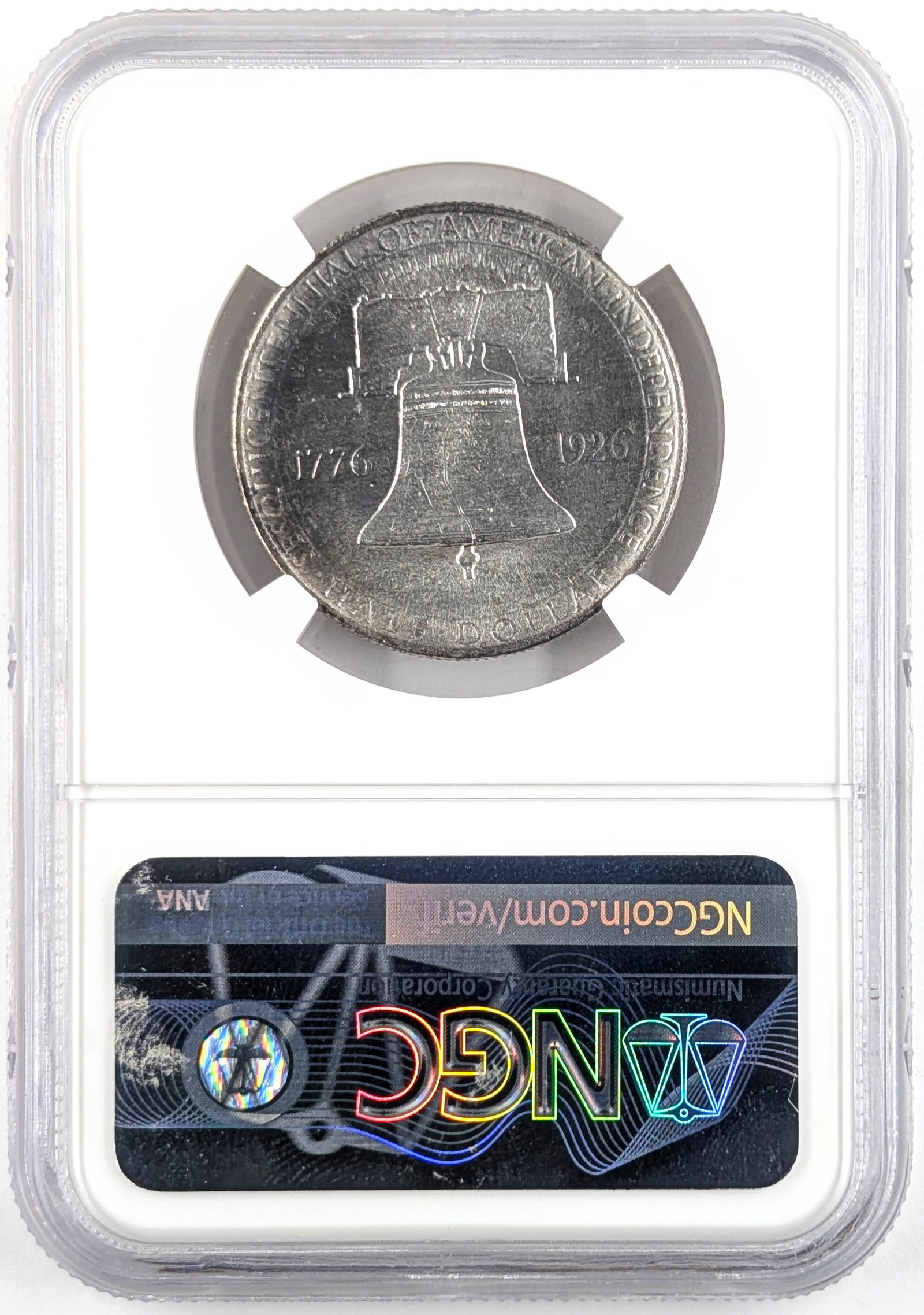 FEATURE NGC 1926 MS 62 Silver American Sesquicentennial Half Dollar - 2