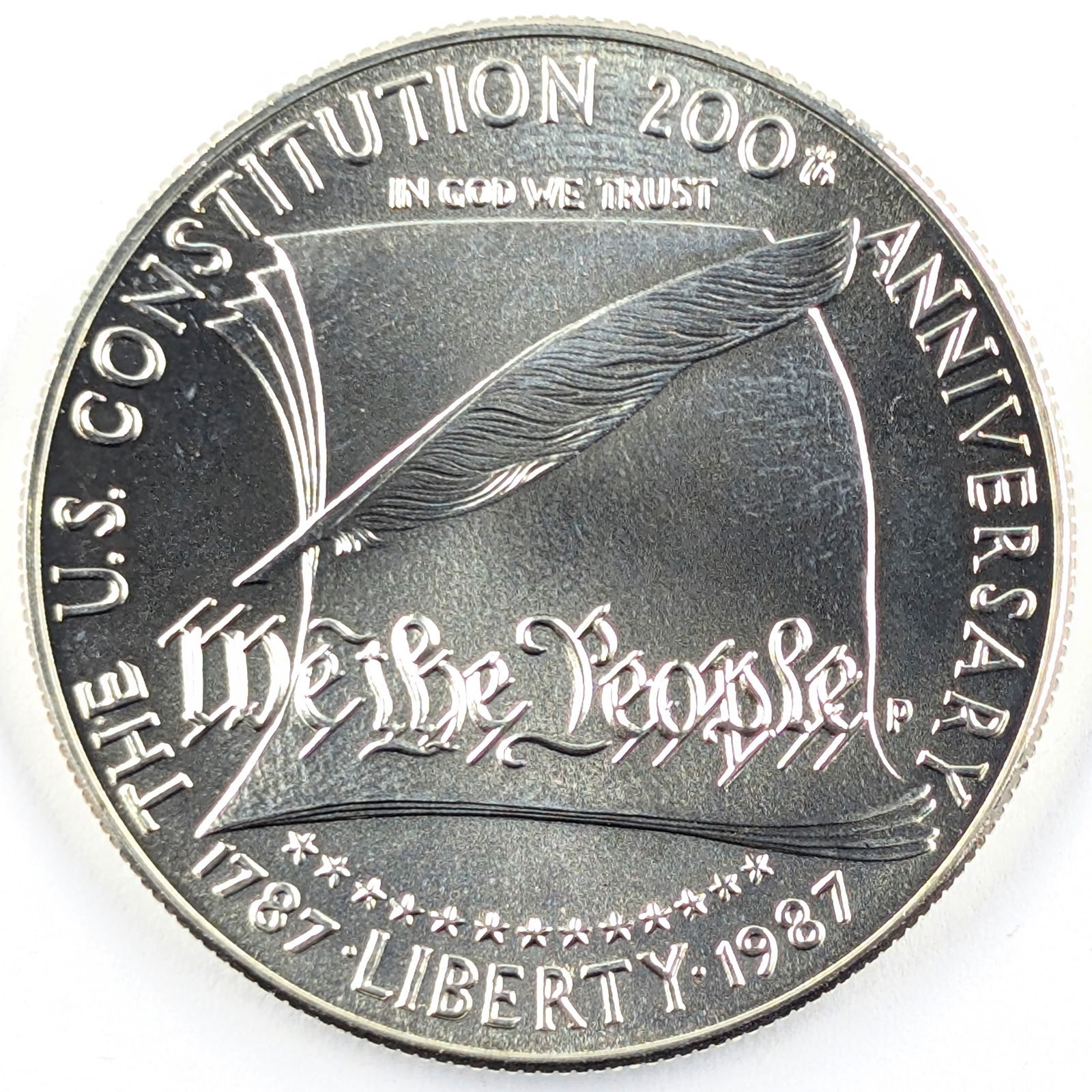 Patriot Collection: 1987 Silver U.S. Constitution Coin- Proof (1 of 2)