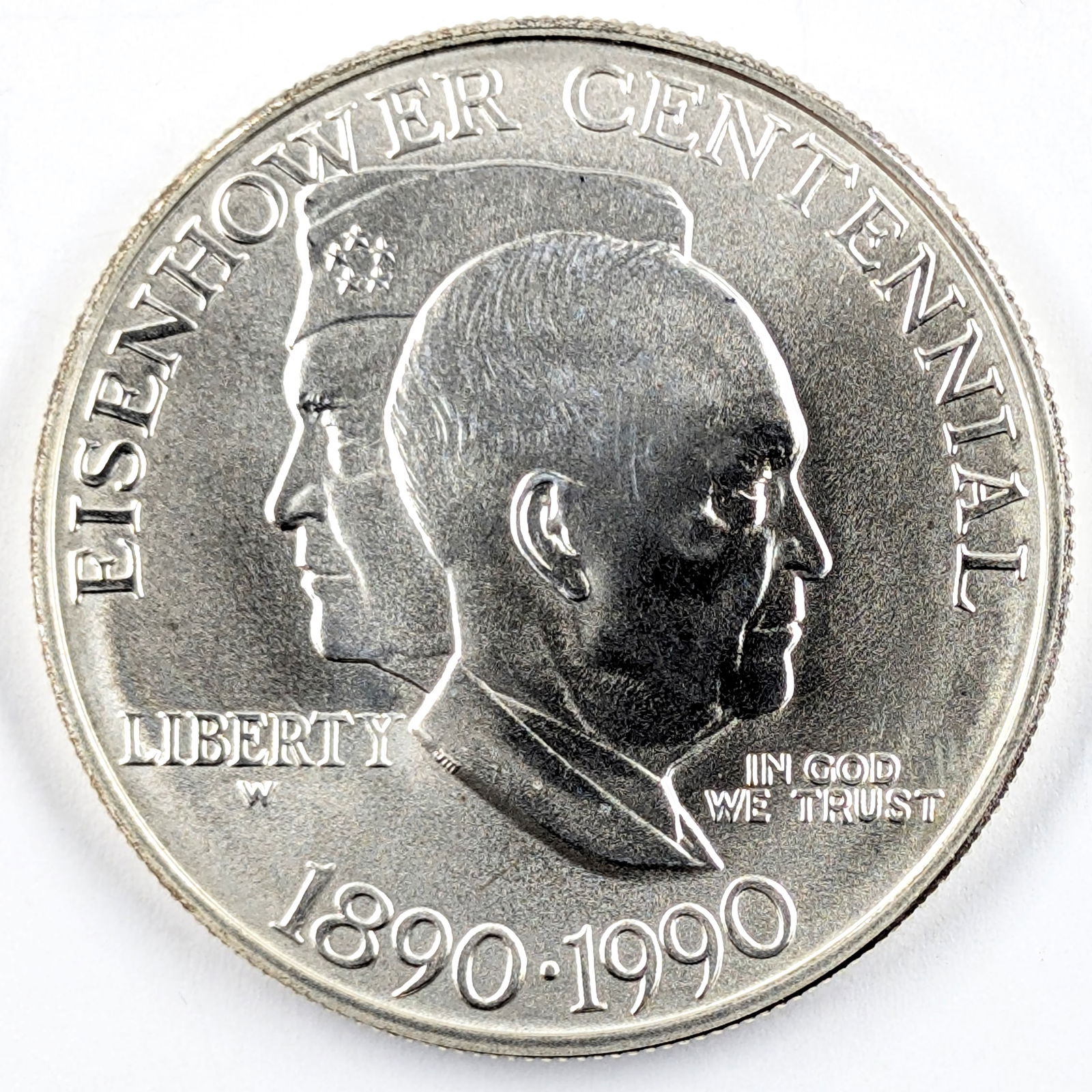 Patriot Collection: 1990 Silver Eisenhower Centennial Coin- Uncirculated (1 of 2)