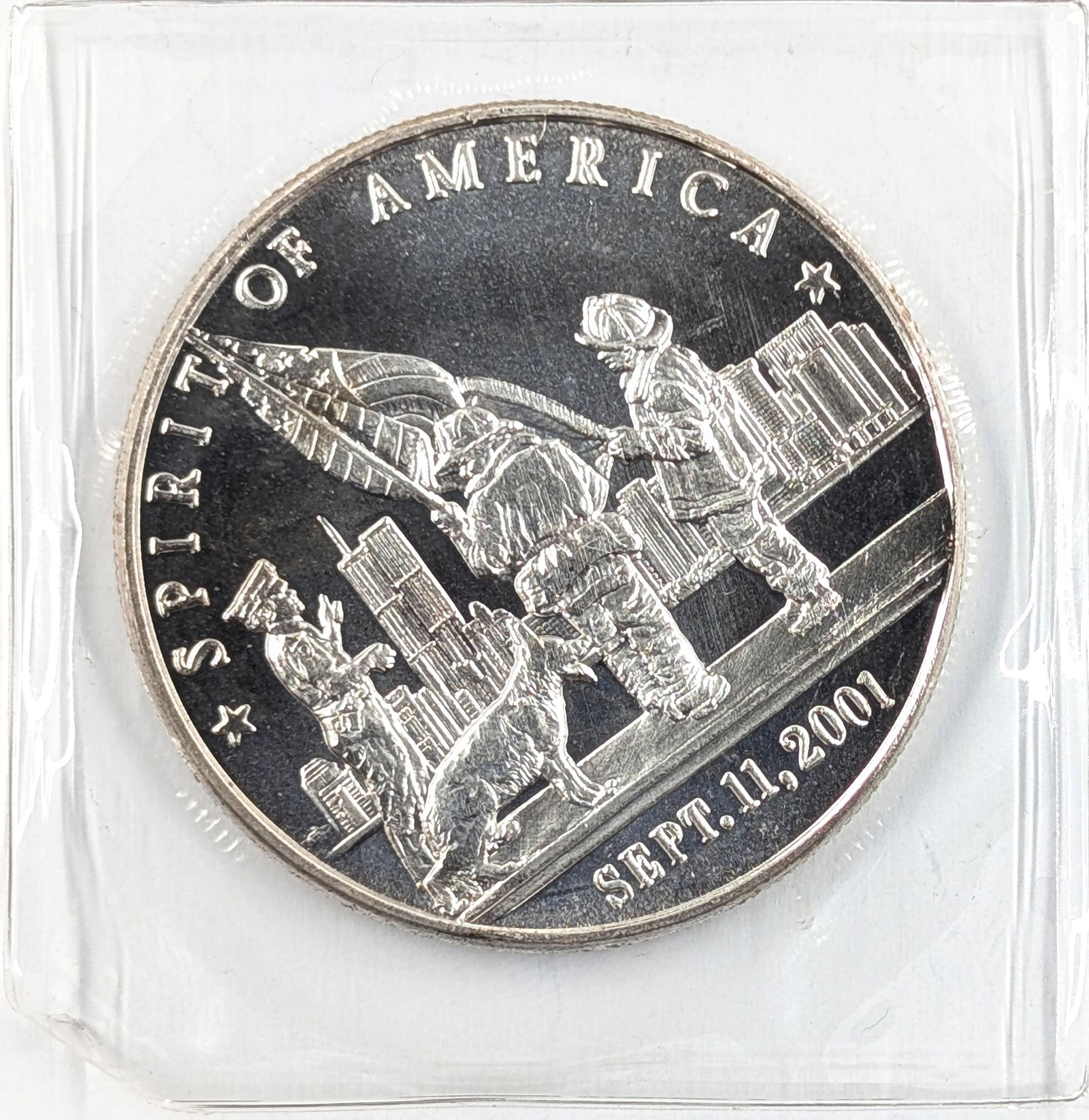 1 Ounce Fine .999 Silver Round- Spirit of America (1 of 2)