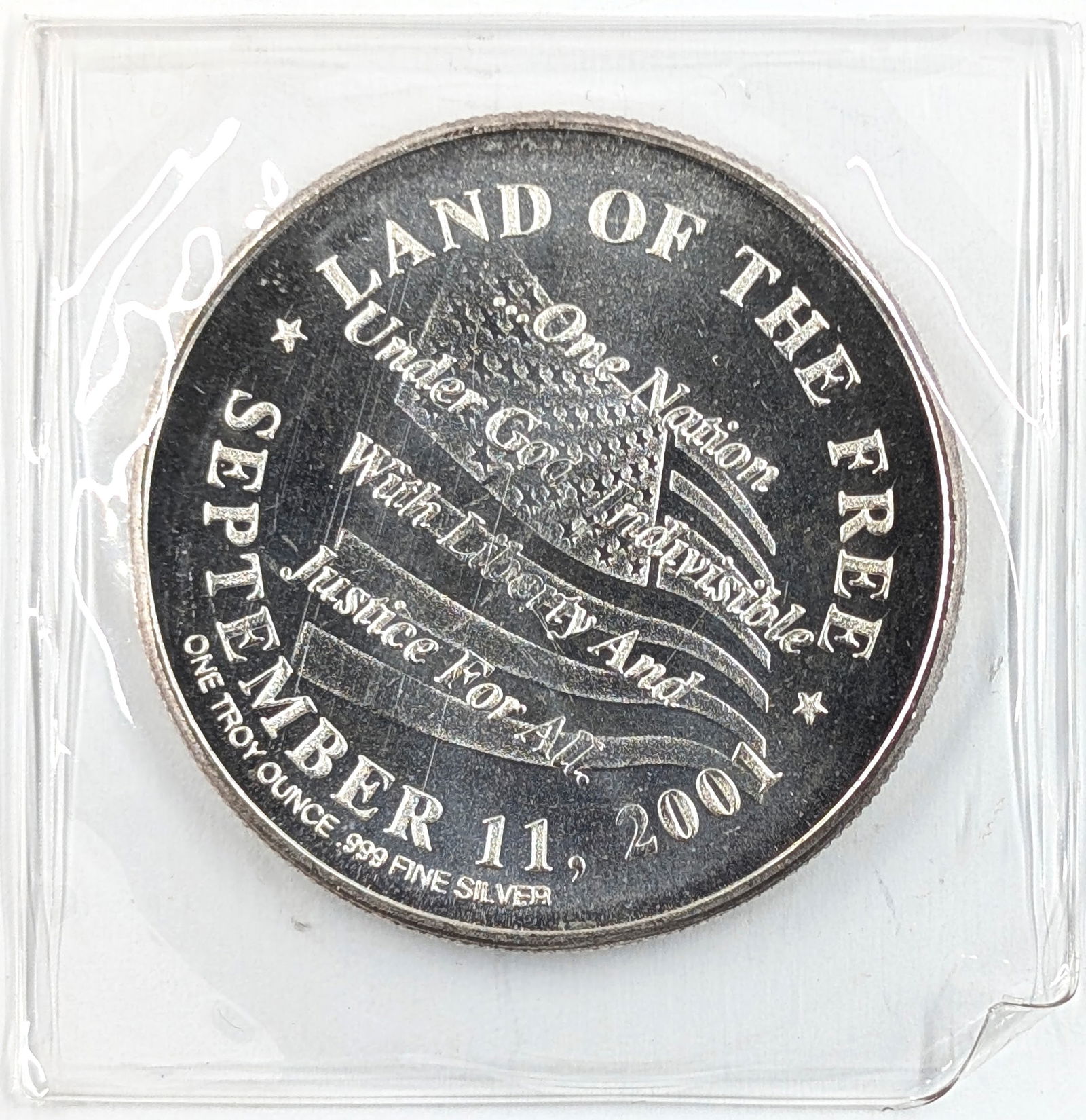 1 Ounce Fine .999 Silver Round- Spirit of America - 2