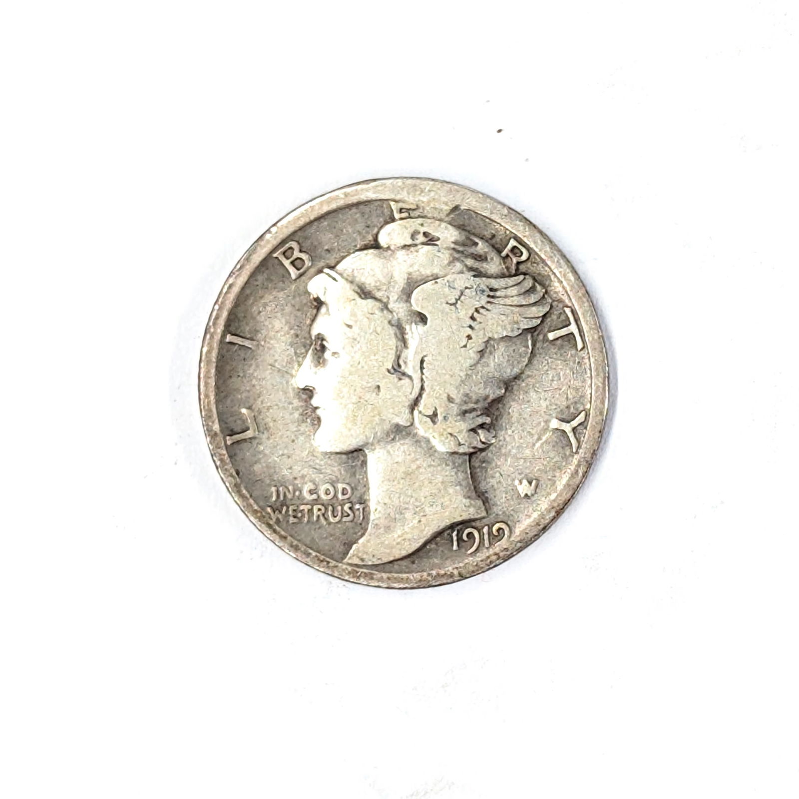 1919-S Silver Mercury Dime (1 of 2)