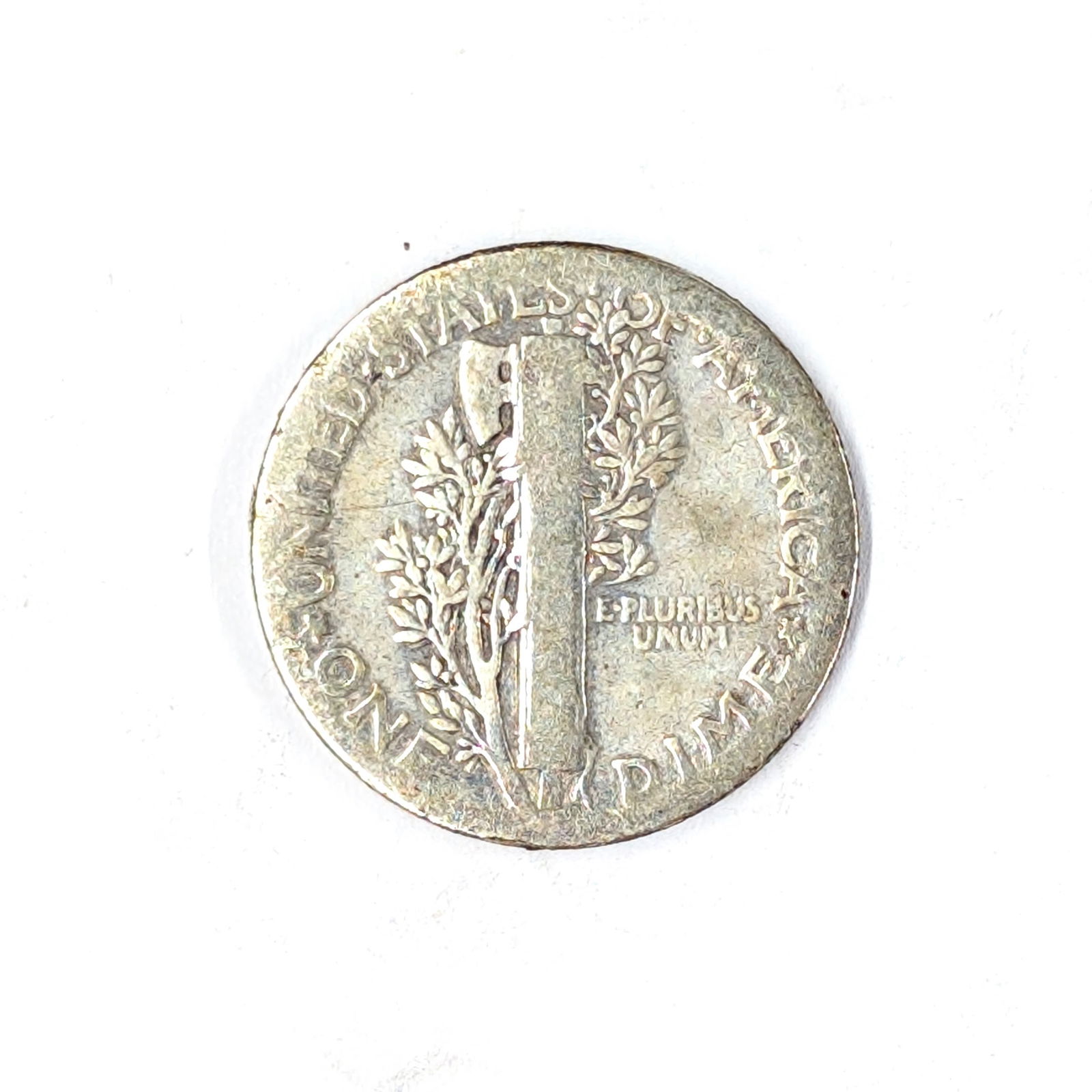 1935 Silver Mercury Dime- Toned - 2