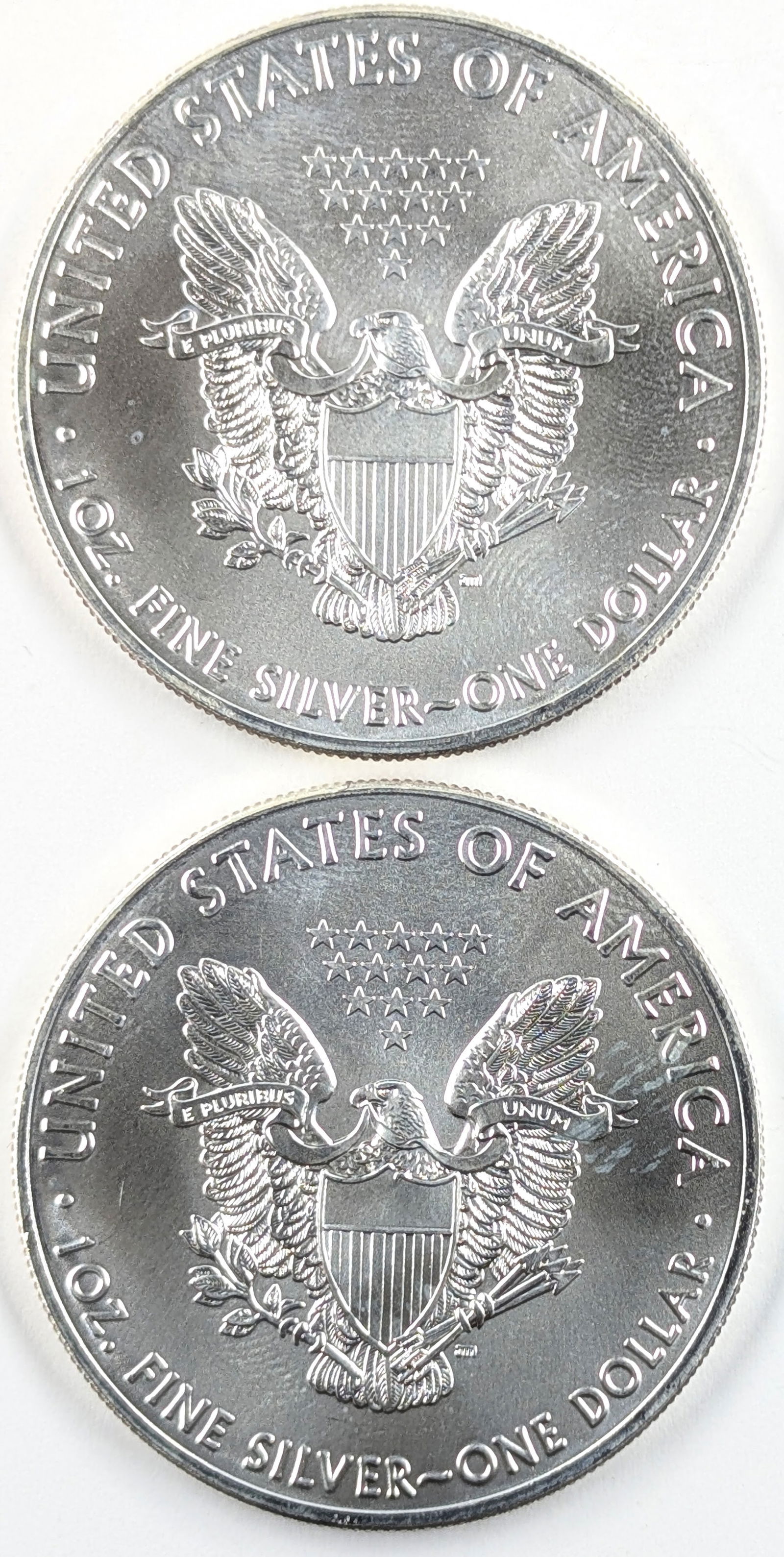 Lot of 2 2016 American Silver Eagle Dollar - 2