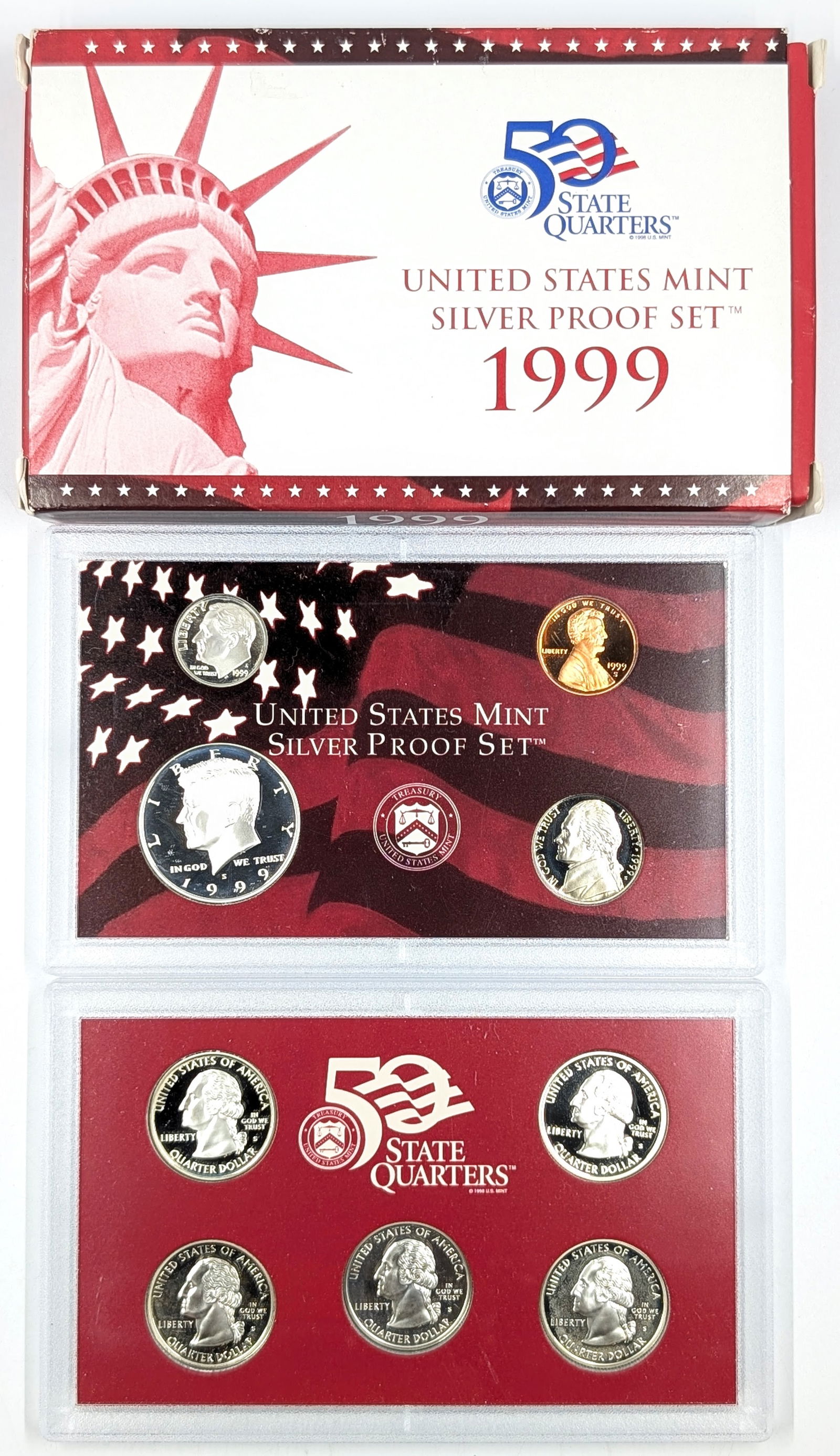 1999 US Mint Proof Silver Set (1 of 3)