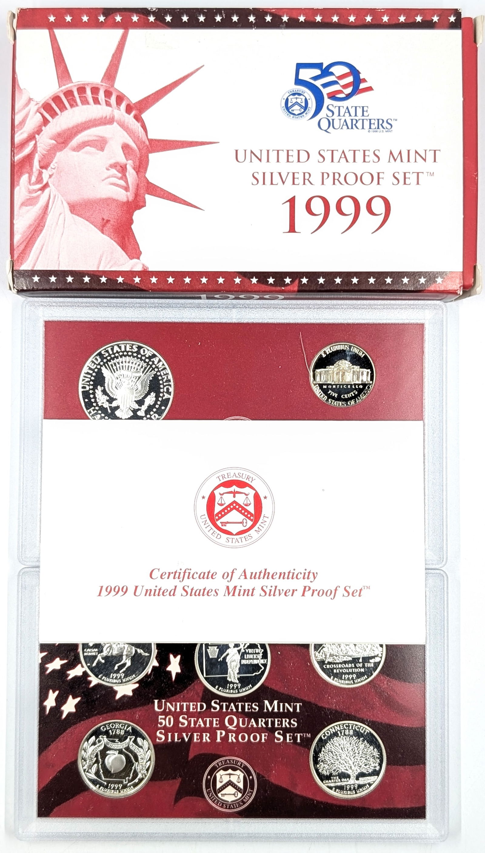 1999 US Mint Proof Silver Set - 3