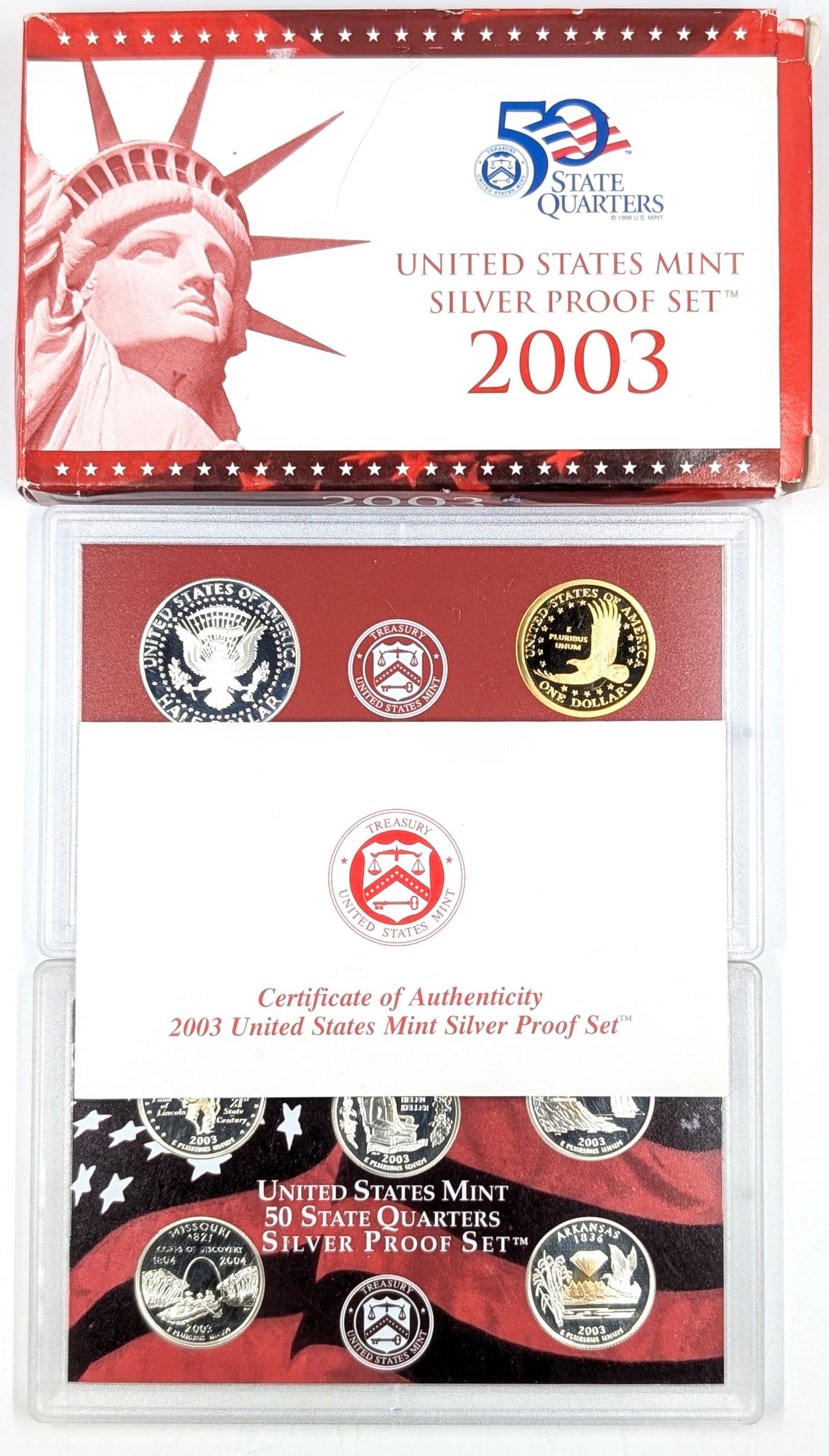 2003 US Mint Proof Silver Set - 3