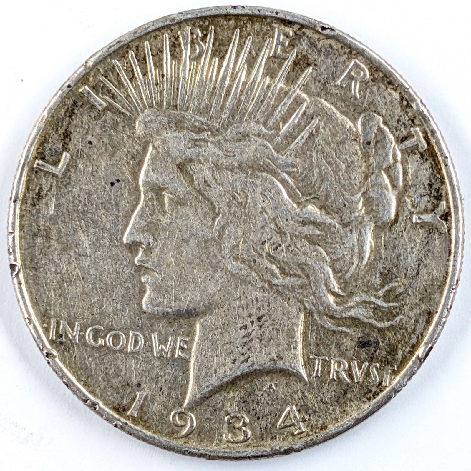 1934-D Silver Peace Dollar (1 of 2)