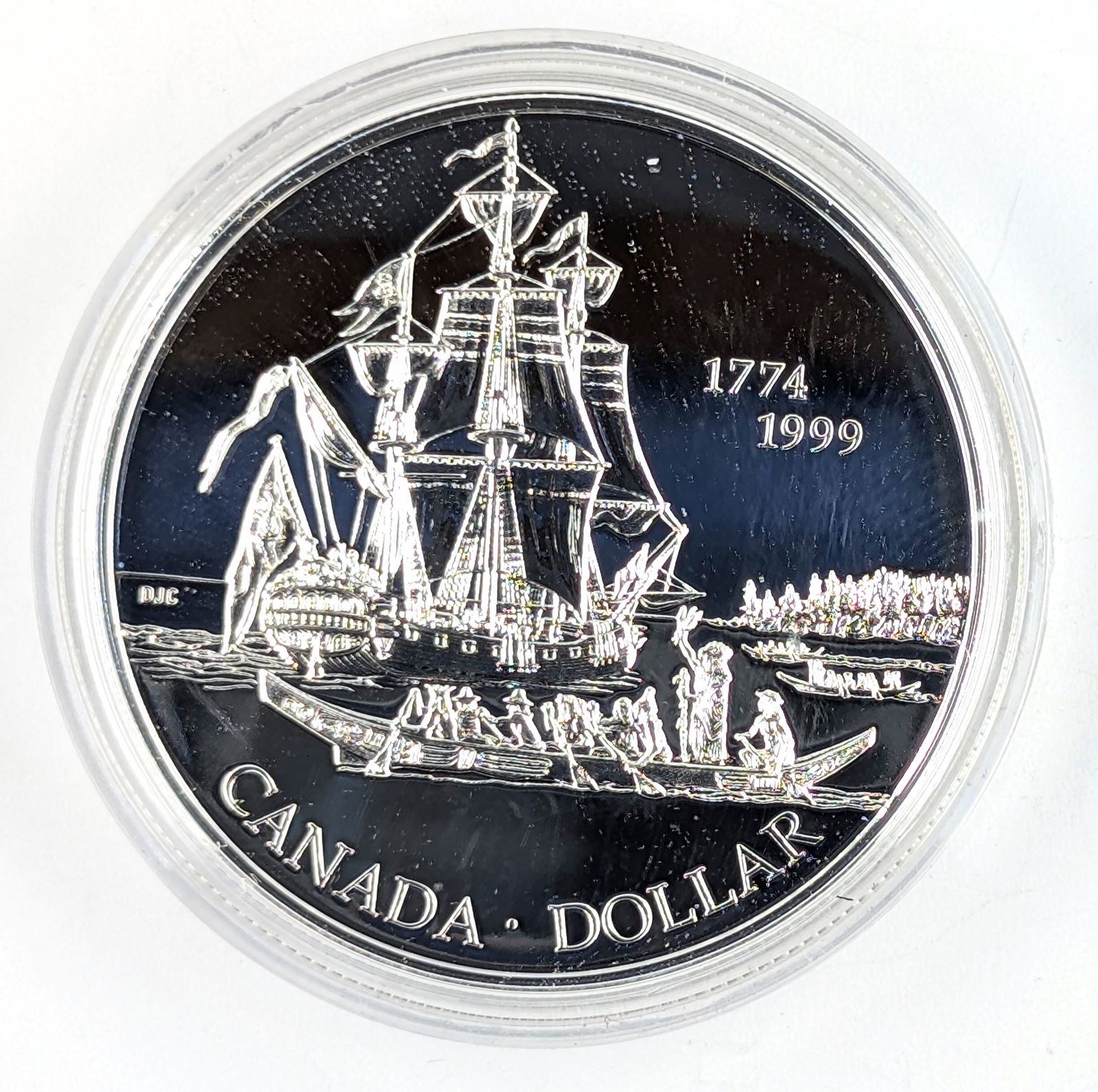 1999 Sterling Silver Royal Canadian Mint Commemorative Coin - 2