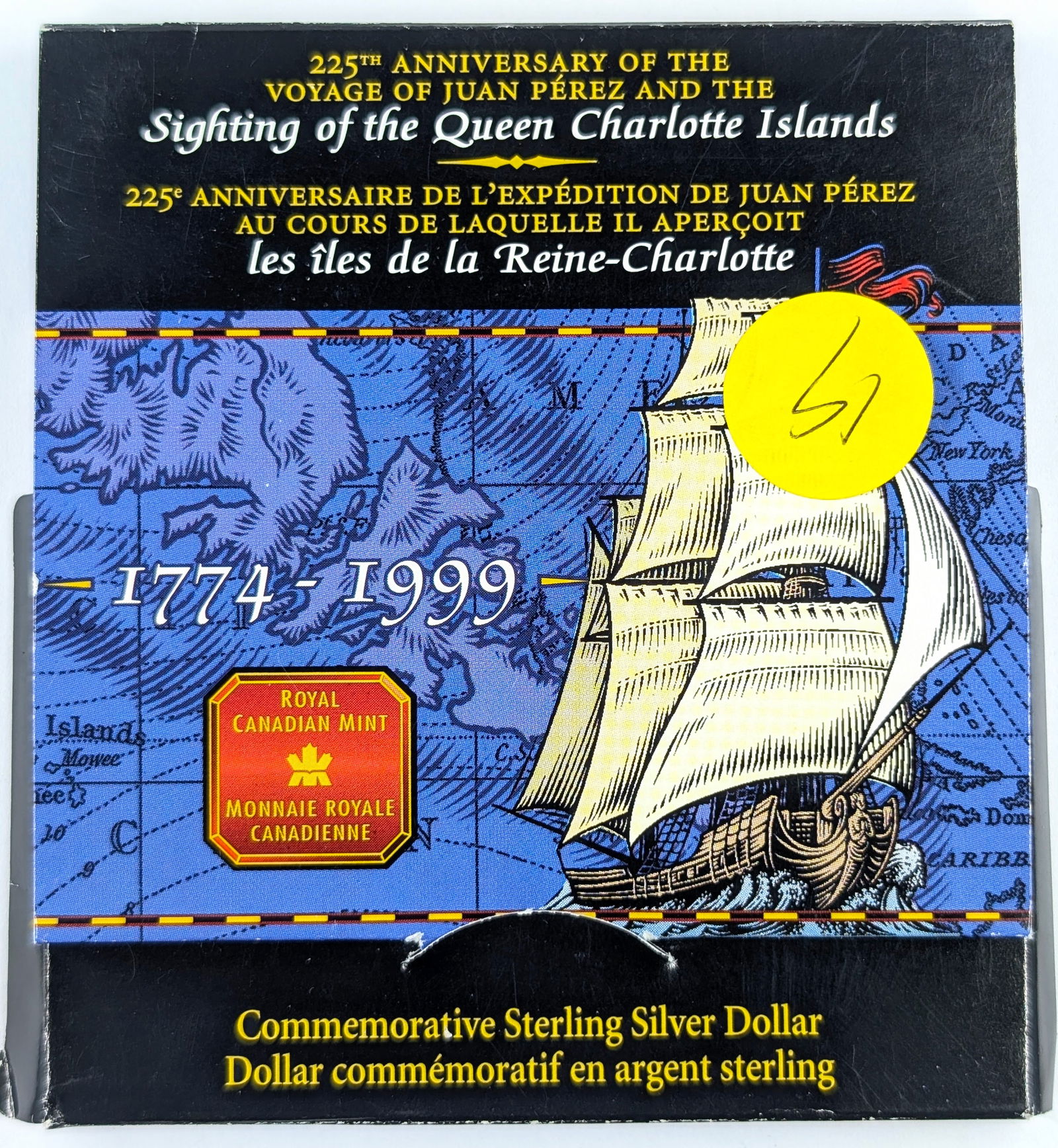 1999 Sterling Silver Royal Canadian Mint Commemorative Coin - 4
