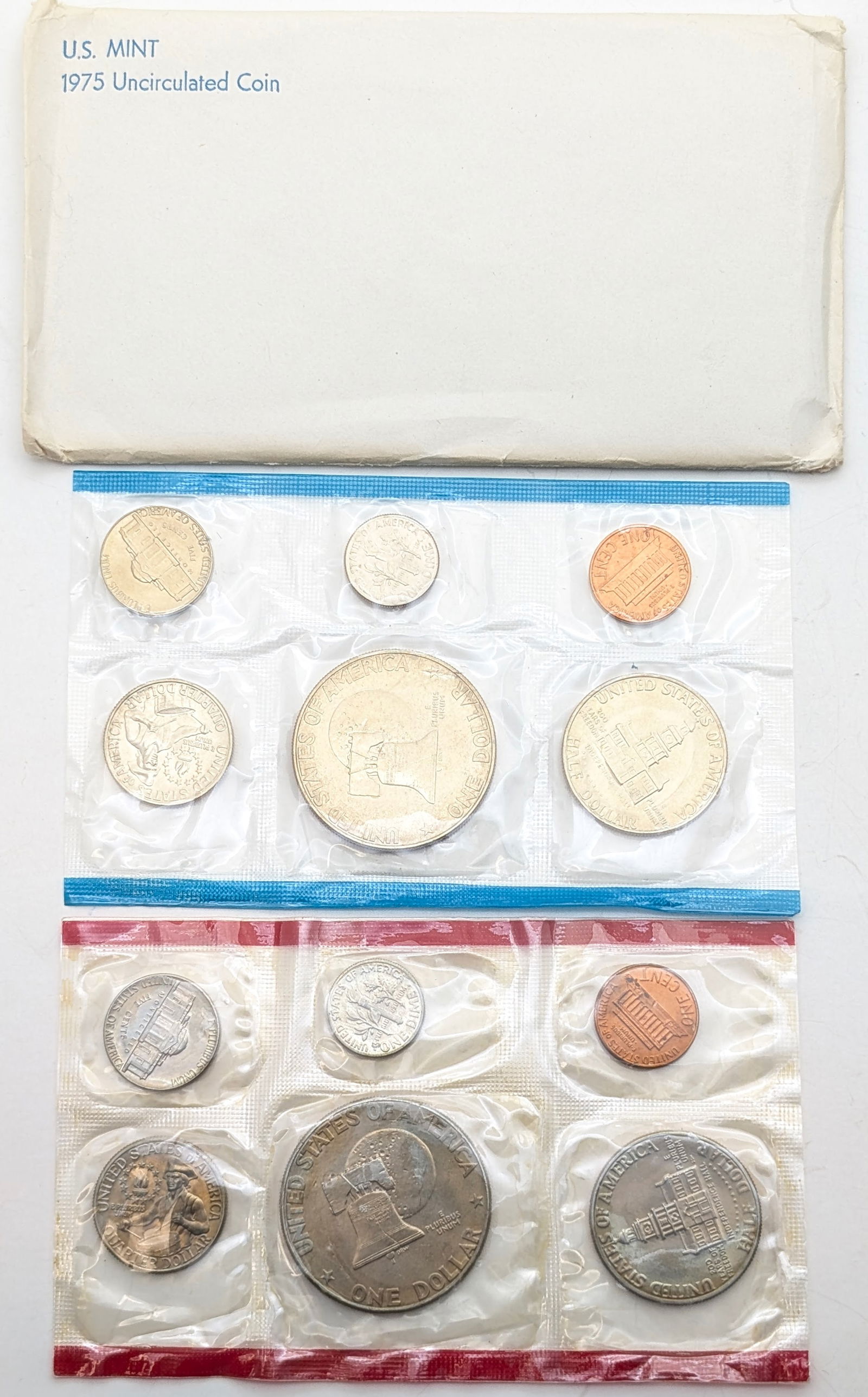 1975 US Mint Uncirculated Coin Set - 2