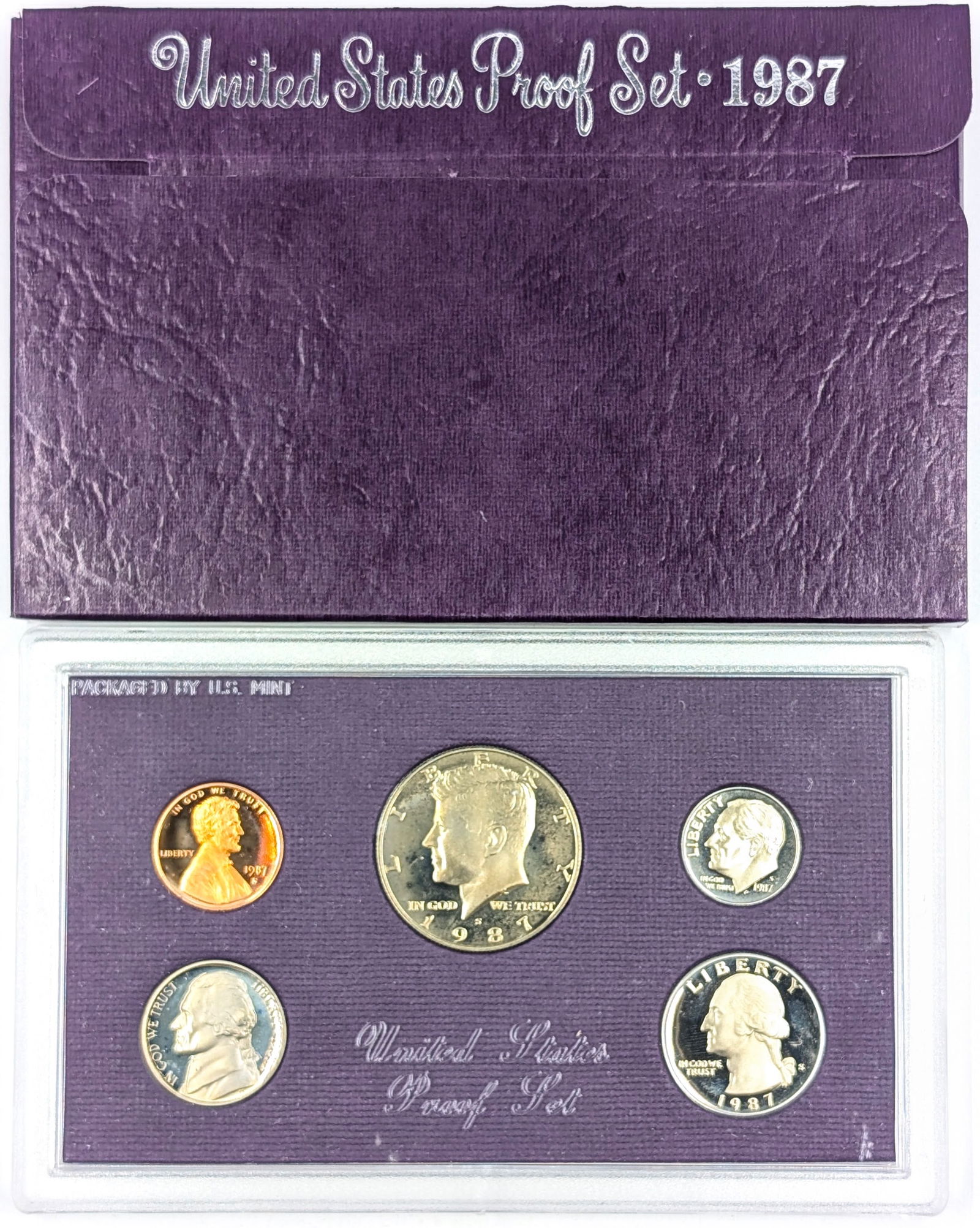 1987 US Mint Proof Coin Set w/COA (1 of 2)
