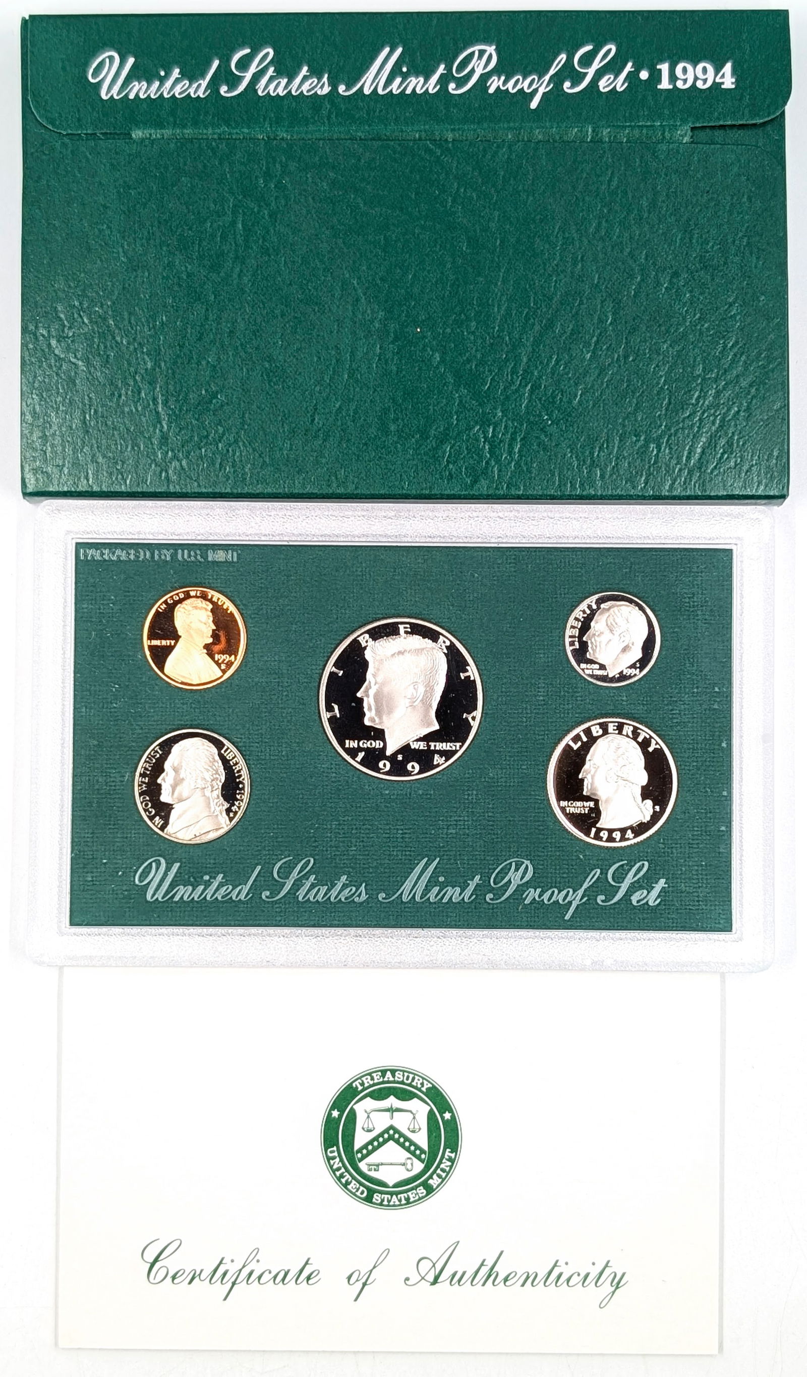 1994 US Mint Proof Coin Set w/COA (1 of 2)