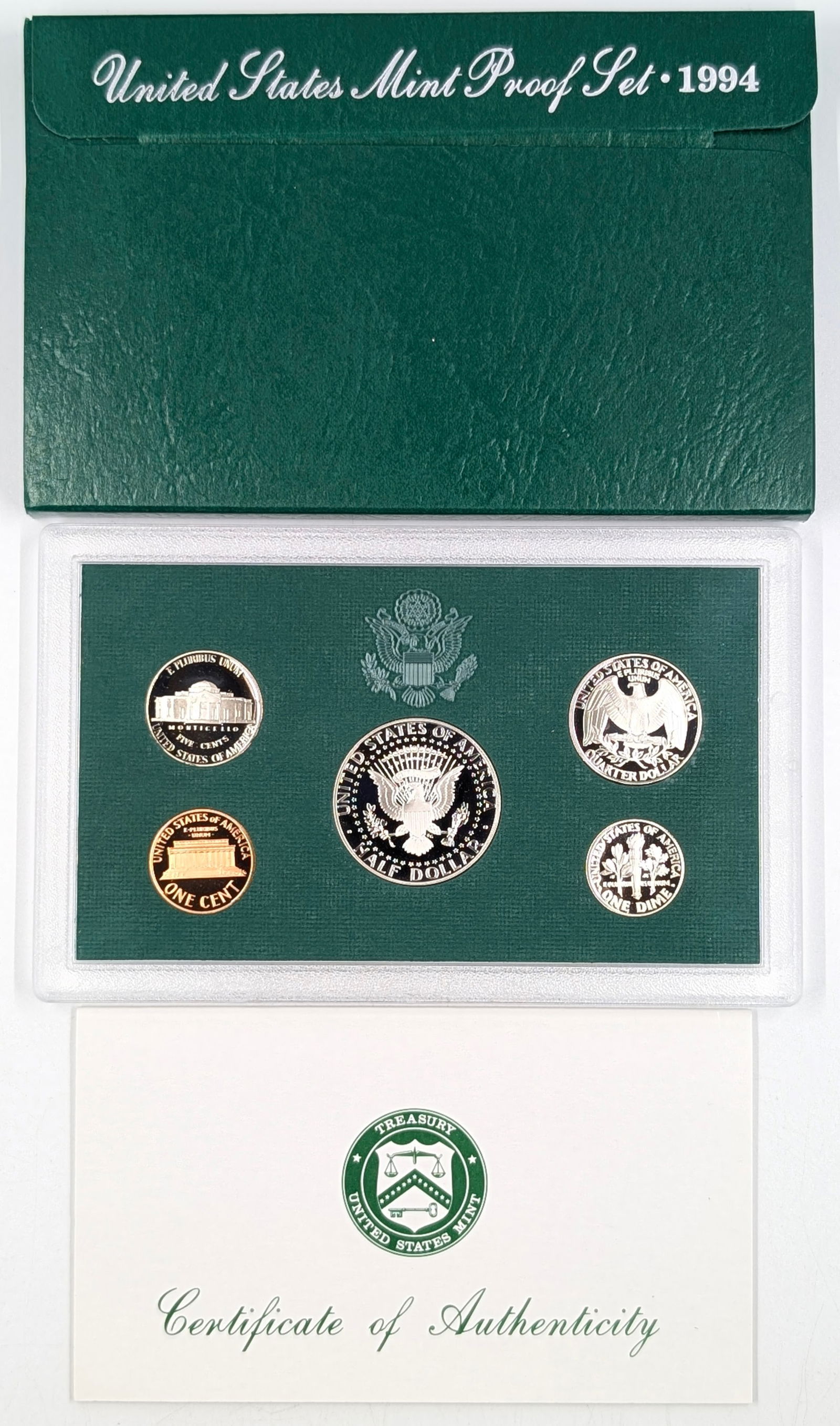 1994 US Mint Proof Coin Set w/COA - 2