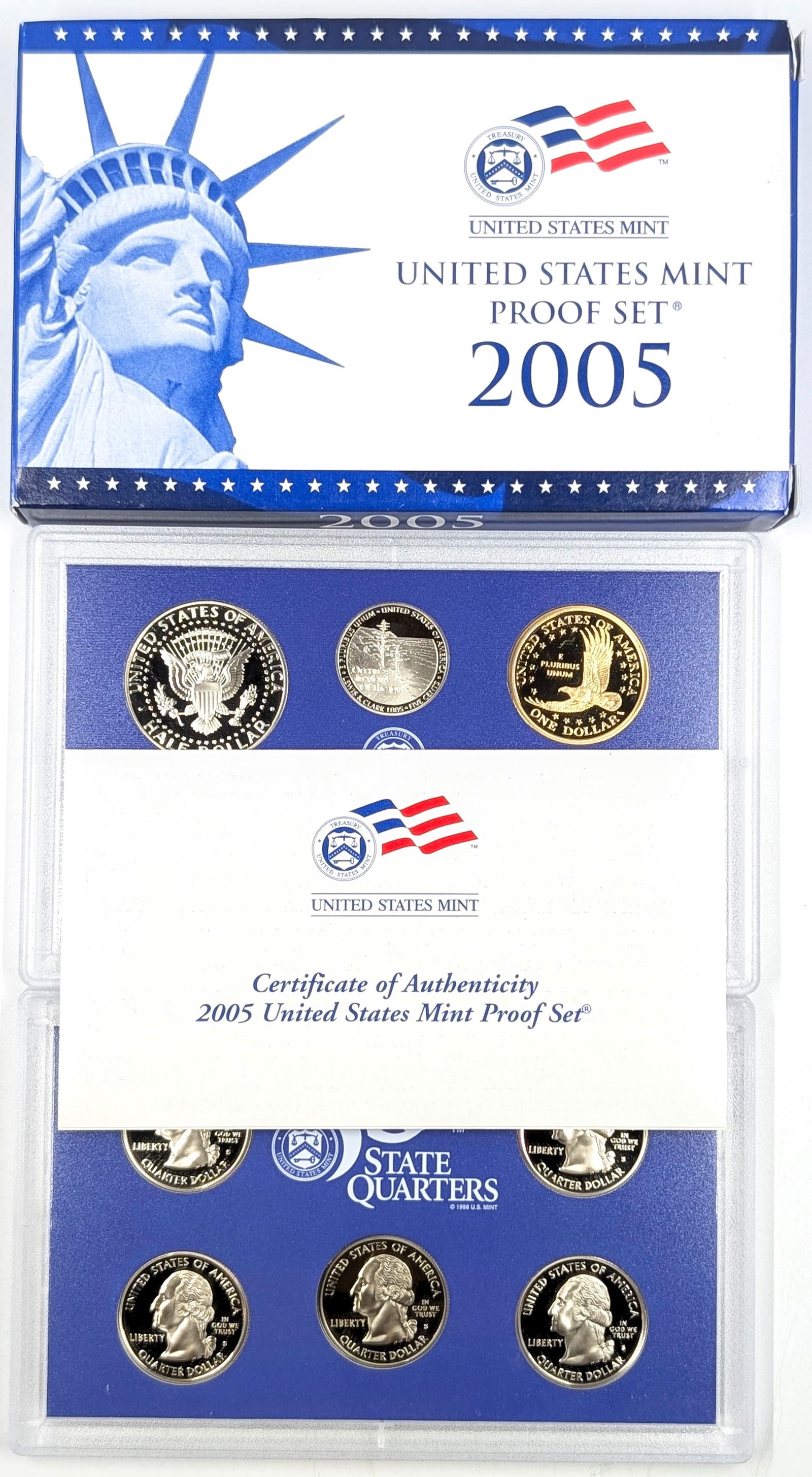 2005 US Mint Proof Coin Set w/COA - 3