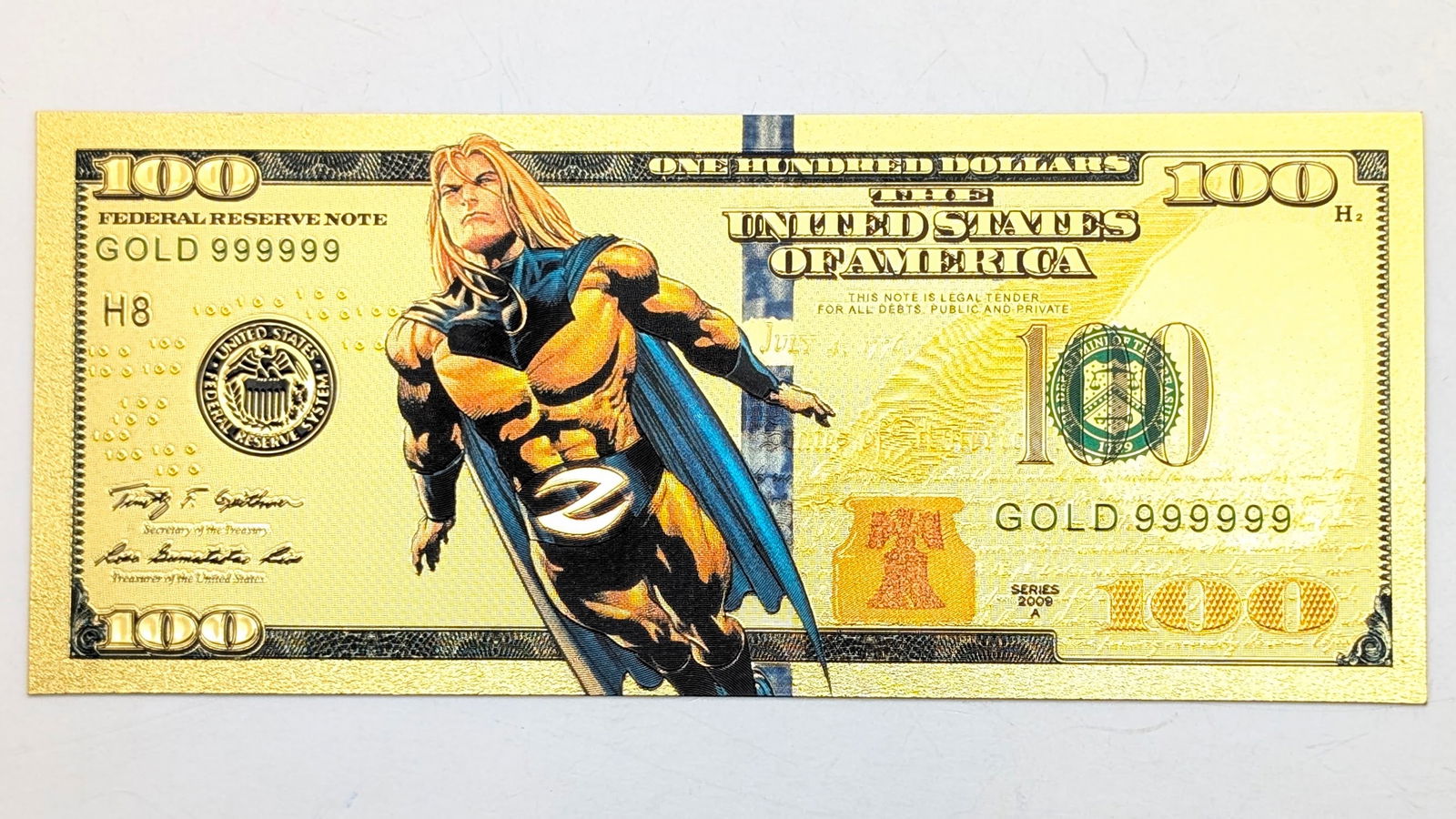 Marvel Sentry Gold foil $100 design (1 of 2)
