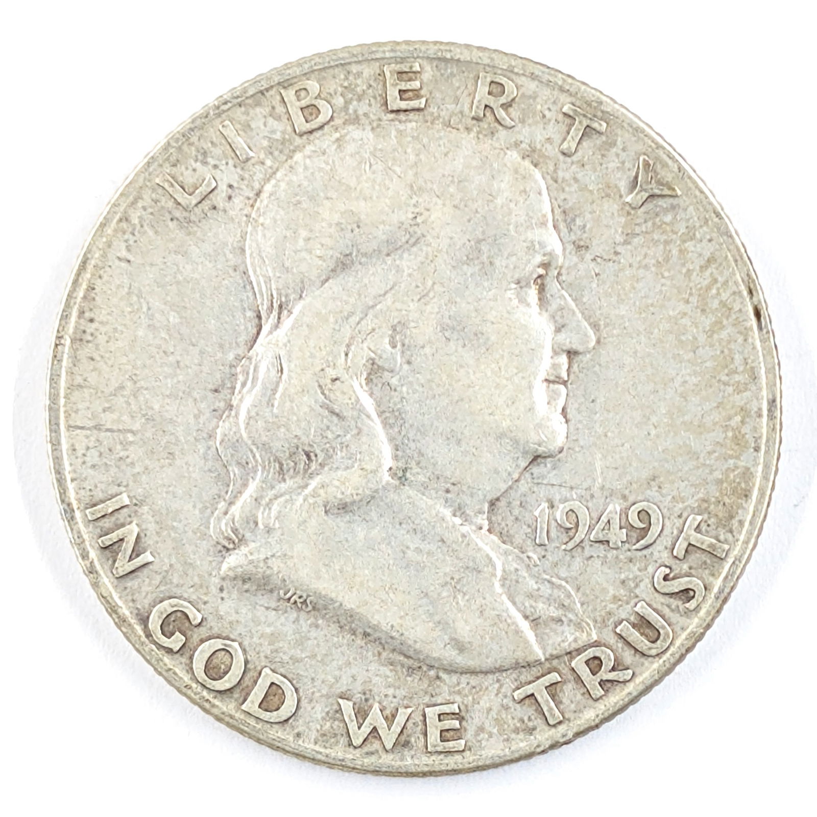 1949-D Silver Franklin Half Dollar (1 of 2)