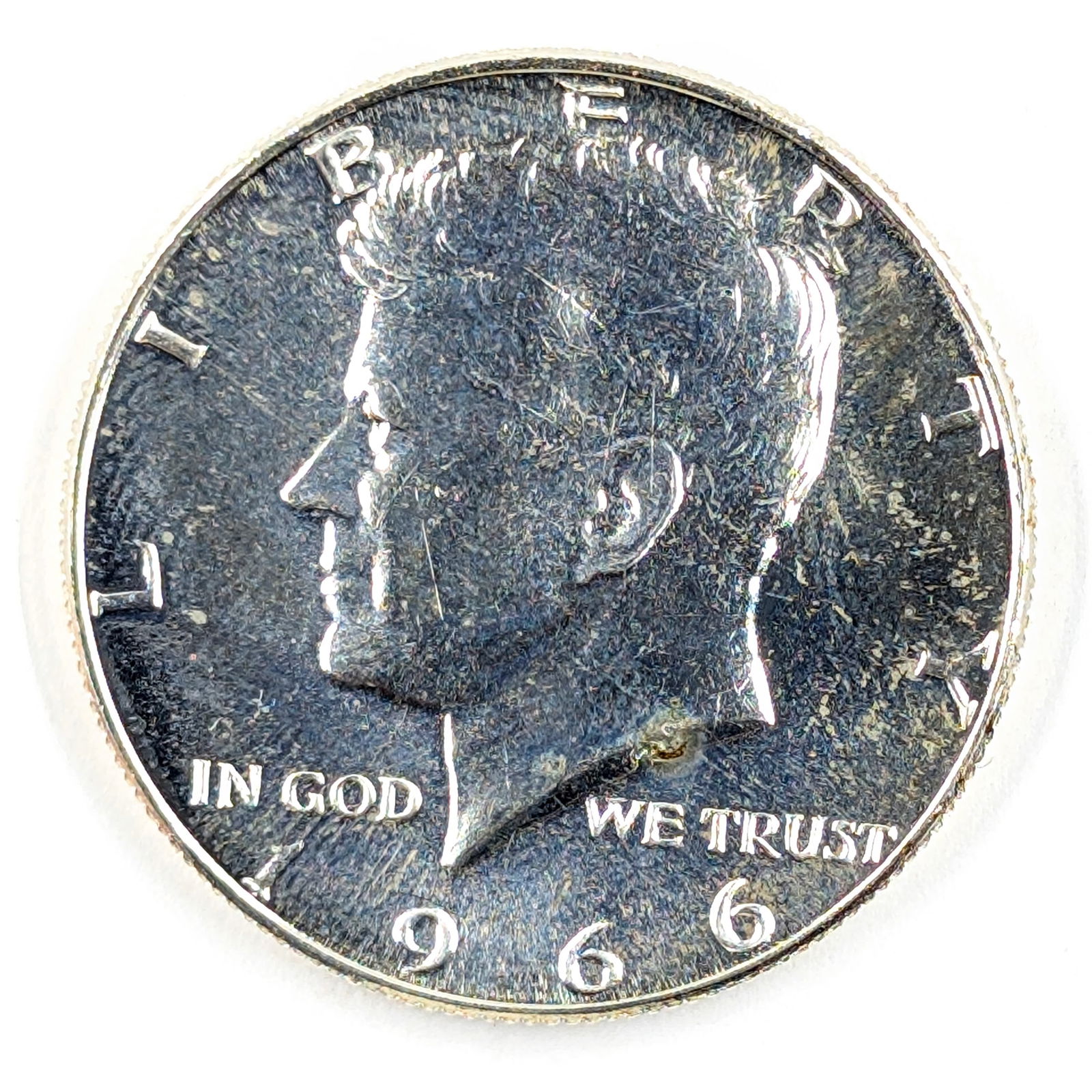 1966 Silver John F Kennedy Half Dollar 40% Silver- Proof (1 of 2)
