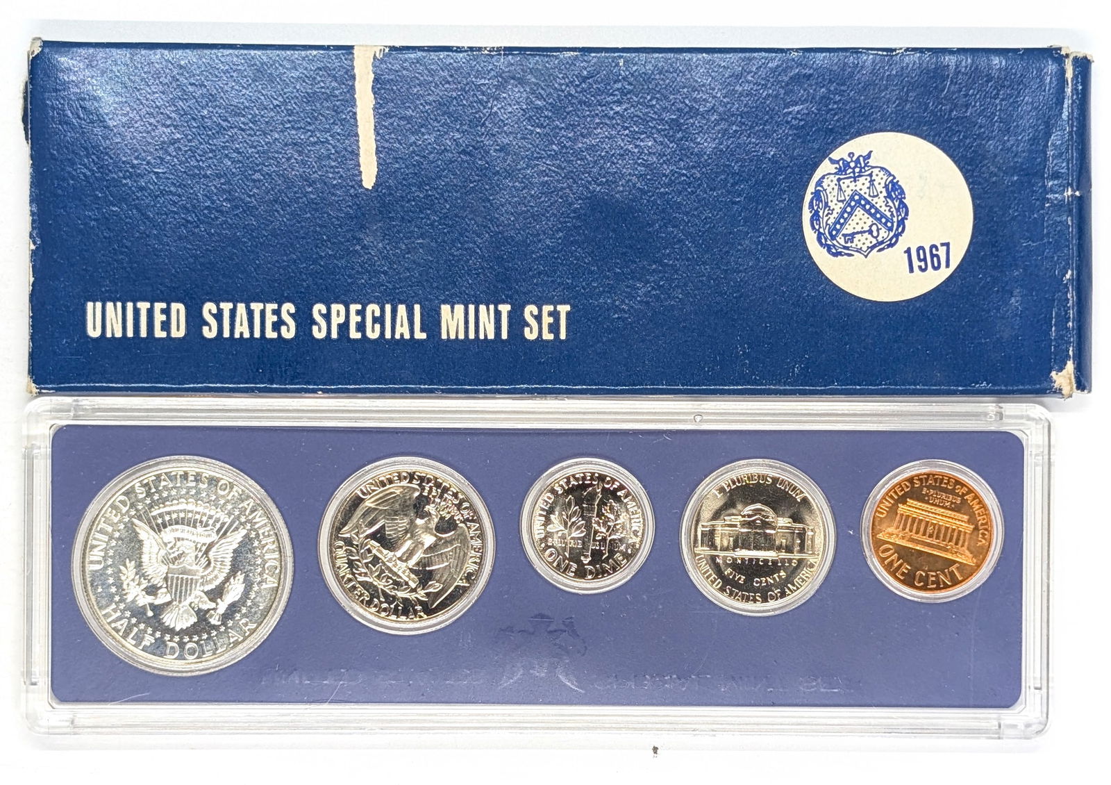 1967 US Special Mint Set w/ Silver JFK Half - 2