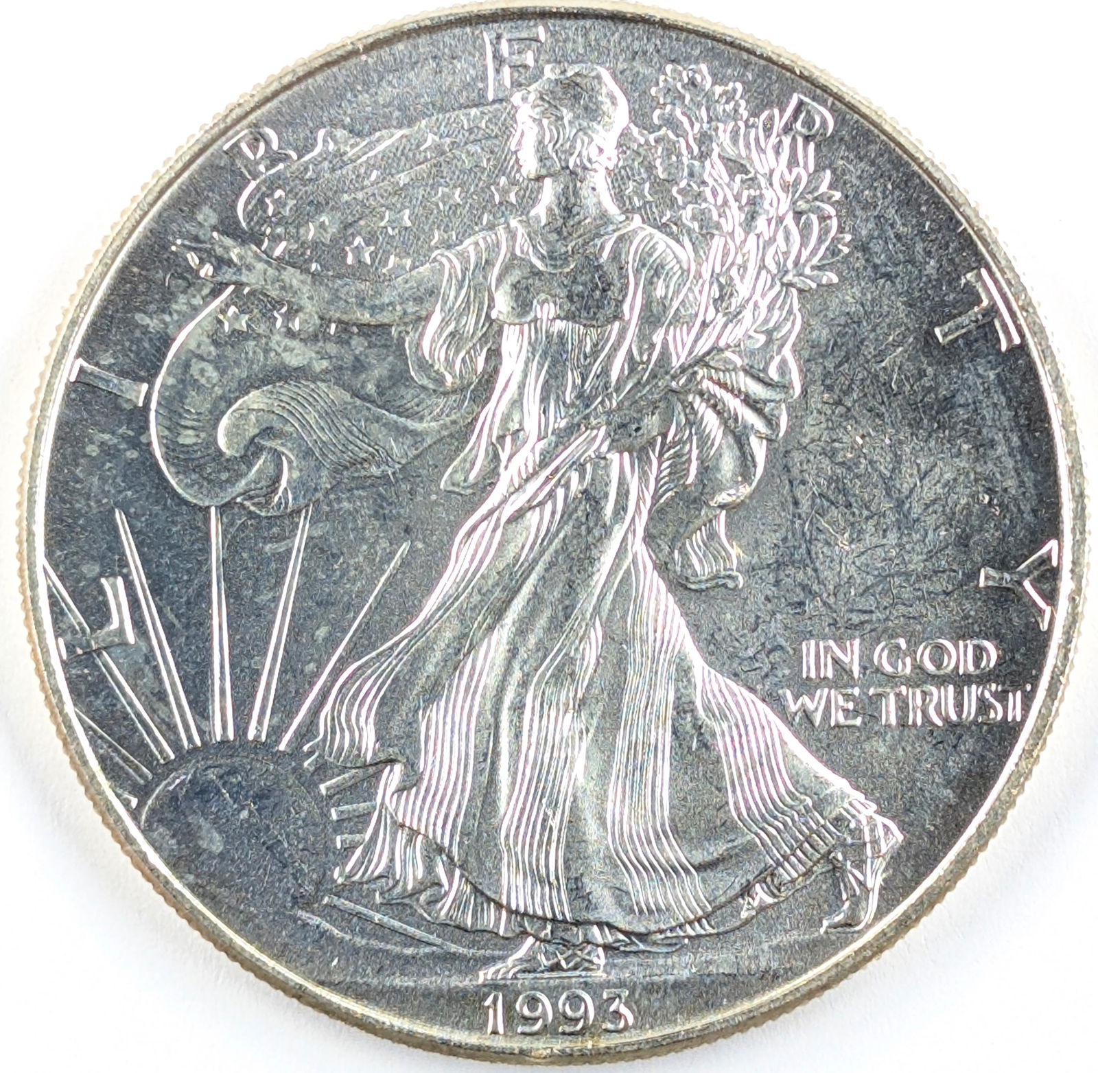 1993 American Silver Eagle Dollar (1 of 2)